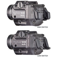 Streamlight TLR-8 X G sub weapon light for 1913 short rails, rated 5,000 candela to 141 metres