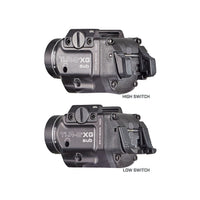 Streamlight TLR-8 X G sub running on a CR123A cell or an SL-B9 USB-C rechargeable pack
