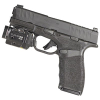 Streamlight TLR-8 X G sub weapon light showing the ambidextrous high and low activation paddles