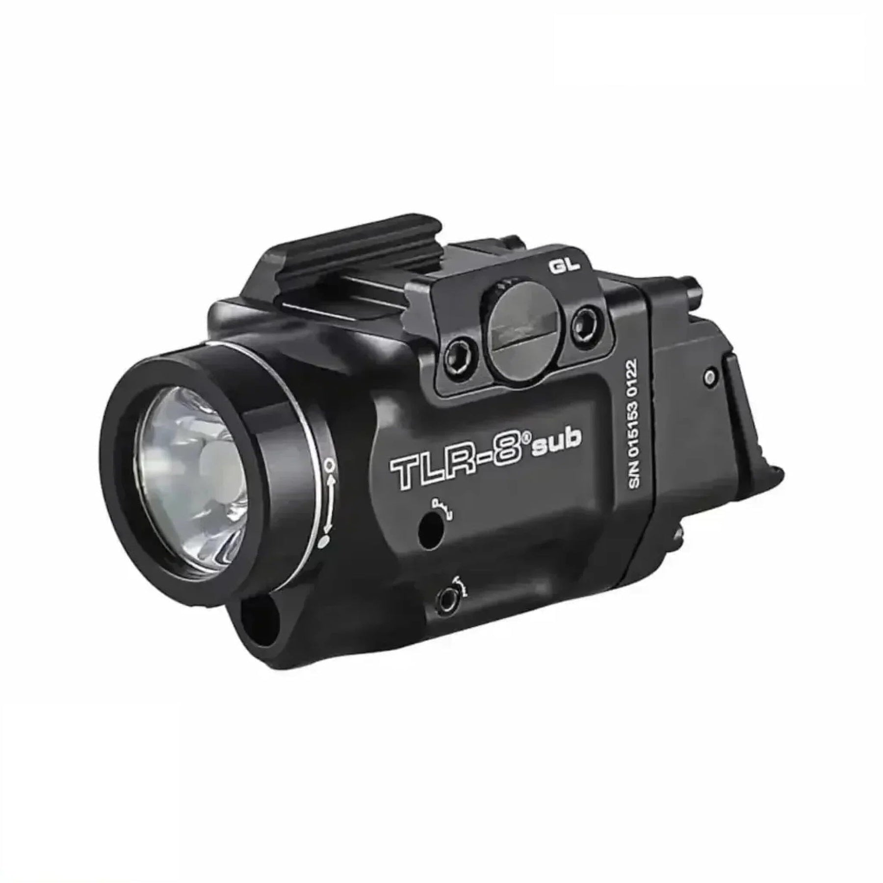 Streamlight TLR-8 X sub, part 69411, a 500 lumen light and red laser for the Glock 43X and 48