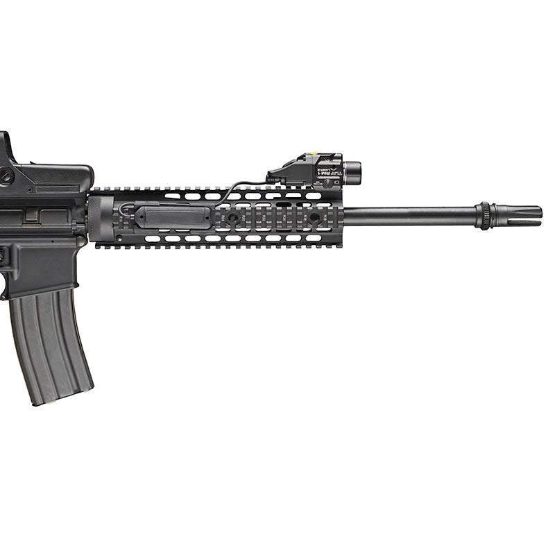 Streamlight TLR RM 1 Laser-G System clamped to a MIL-STD-1913 Picatinny rail with the key kit