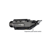Streamlight TLR RM 2 Laser-G weapon light with its push-button tail switch for long guns