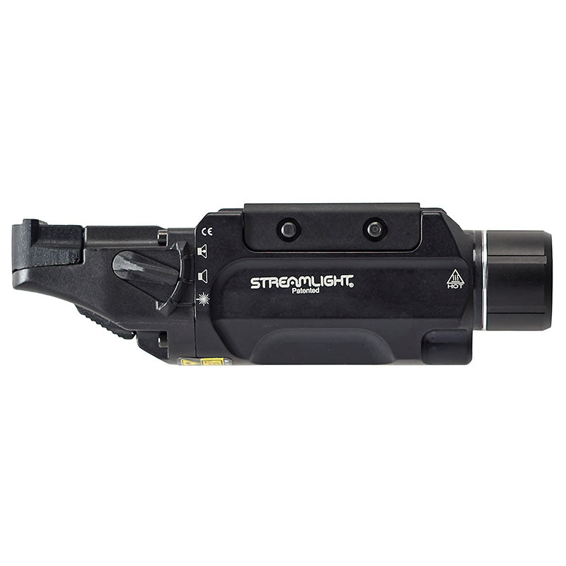 Streamlight TLR RM 2 Laser-G with its integrated green aiming laser alongside the LED