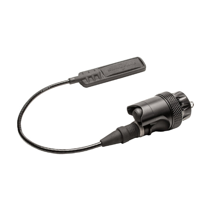 SureFire DS07 Scout Light remote switch in black with a pressure pad and DS00 click tailcap