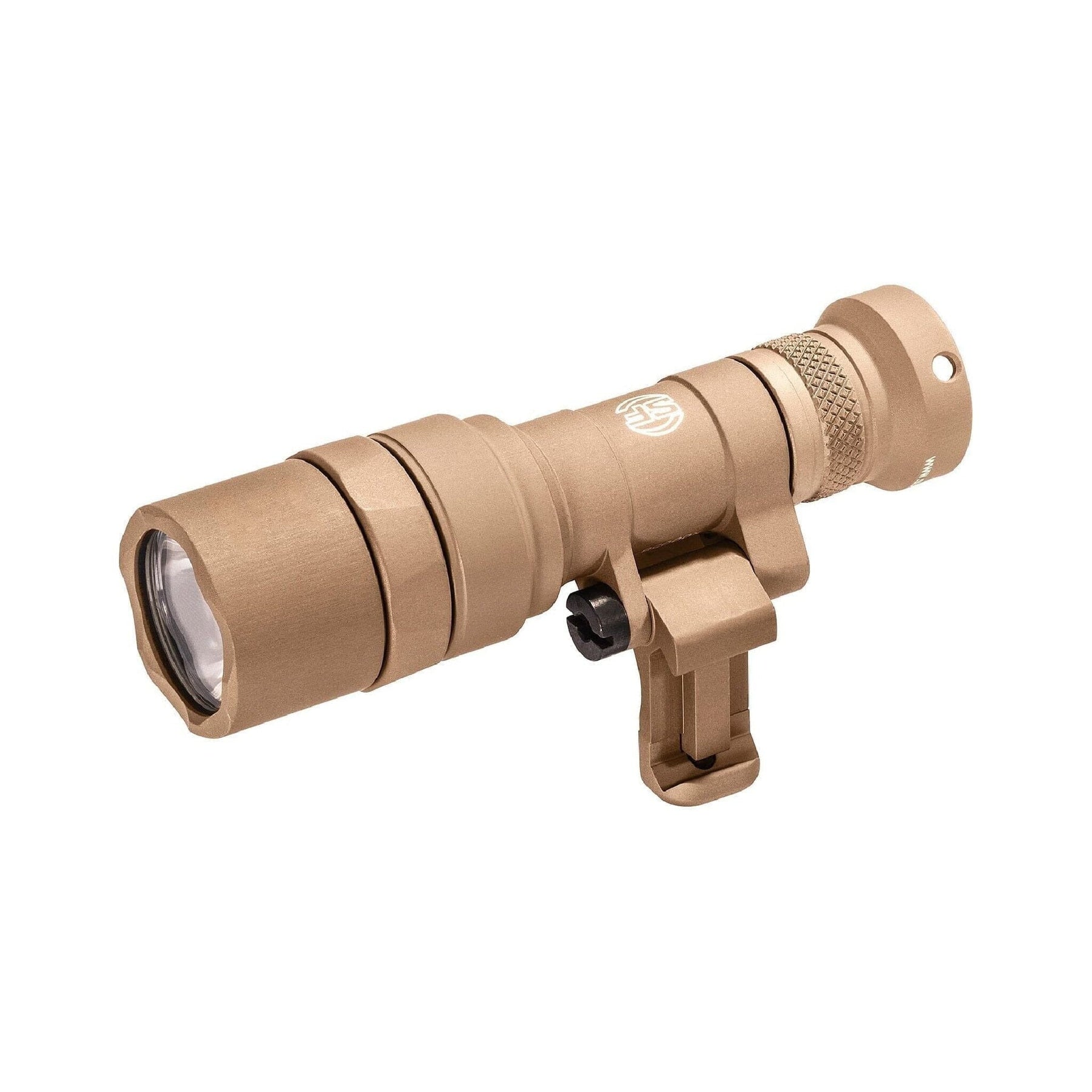 SureFire M340C Mini Scout Light Pro in tan producing 500 lumens from its compact head