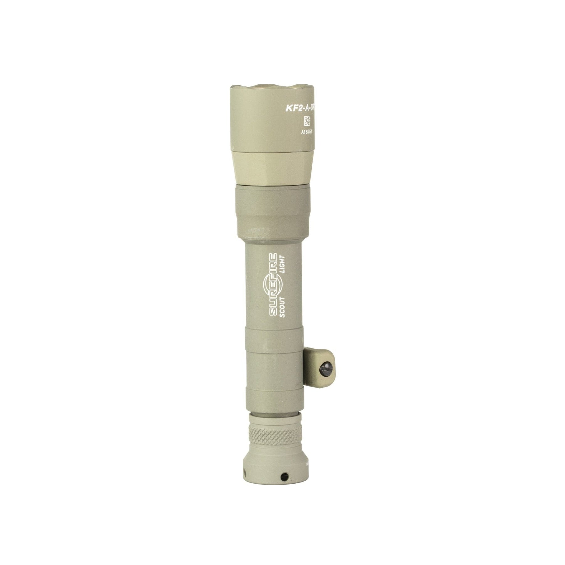 SureFire M640DFT Scout Light Pro Turbo in Tan, a Dual Fuel light running SF18650 or CR123A cells