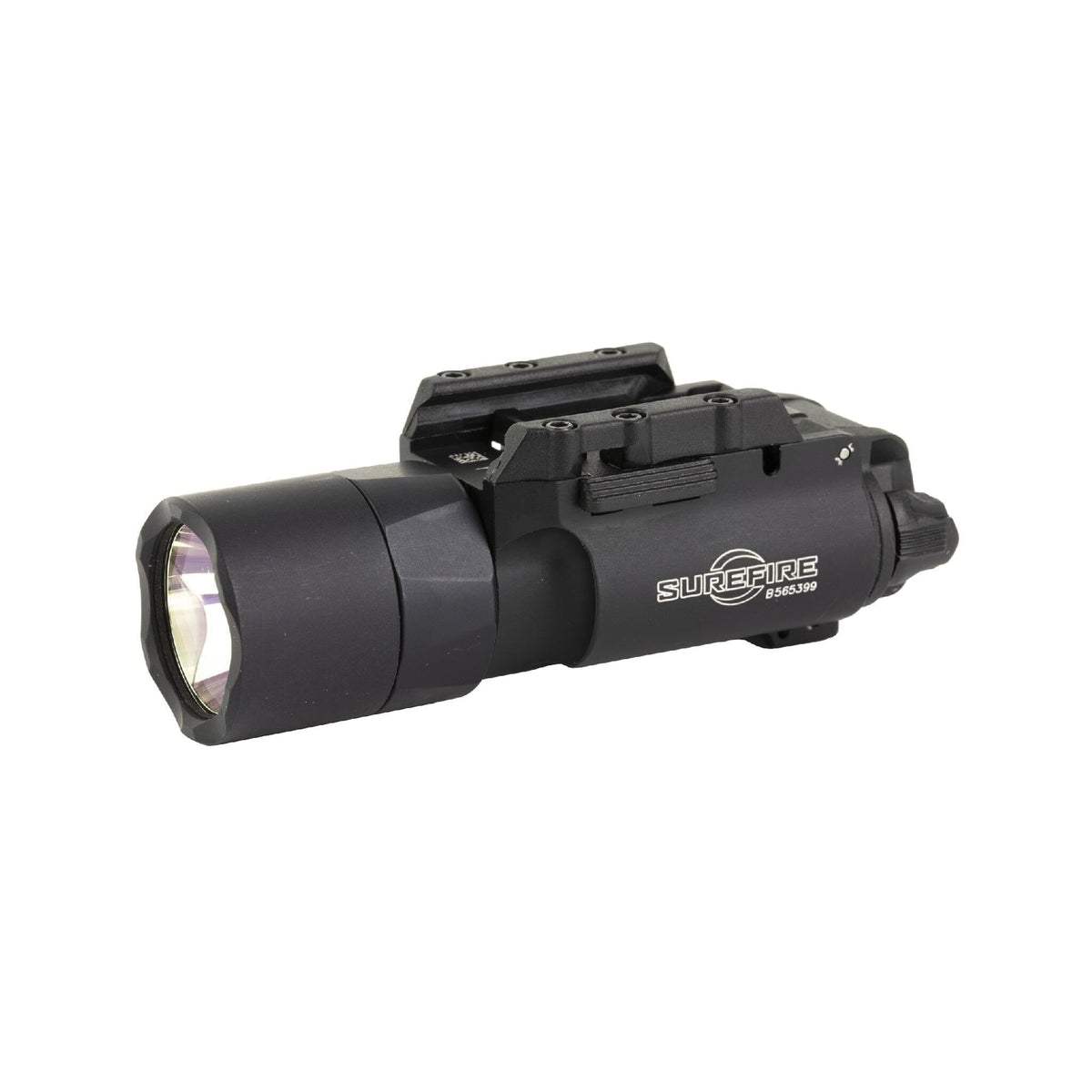 SureFire X300T-A Turbo weapon light in black, rated 650 lumens and 66,000 candela
