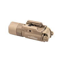 SureFire X300U-B Ultra in tan with the TIR lens that forms its 11,300 candela beam