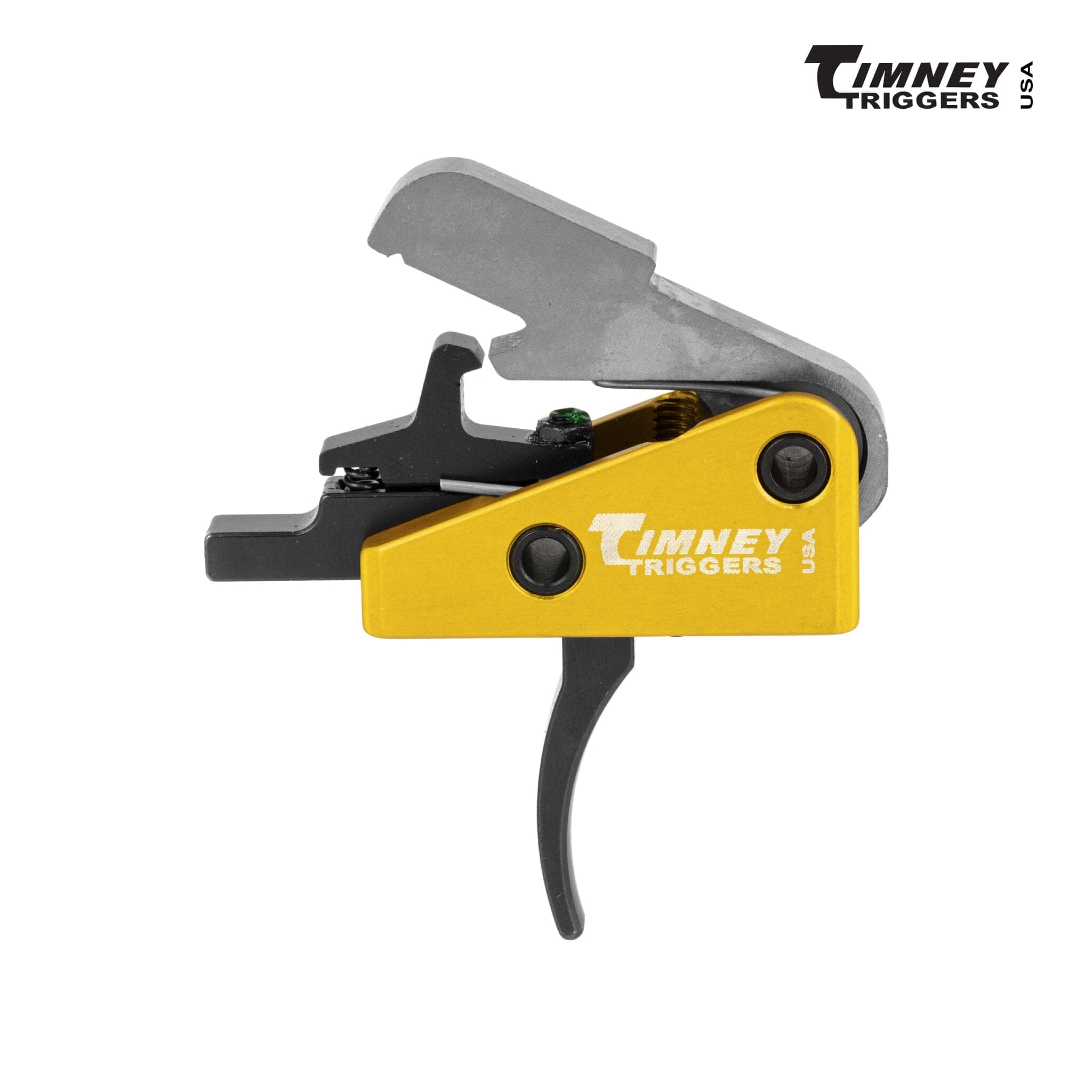 Timney Triggers AR-15 Trigger Group Single Stage Small Pin Curved Trigger Timney Triggers 
