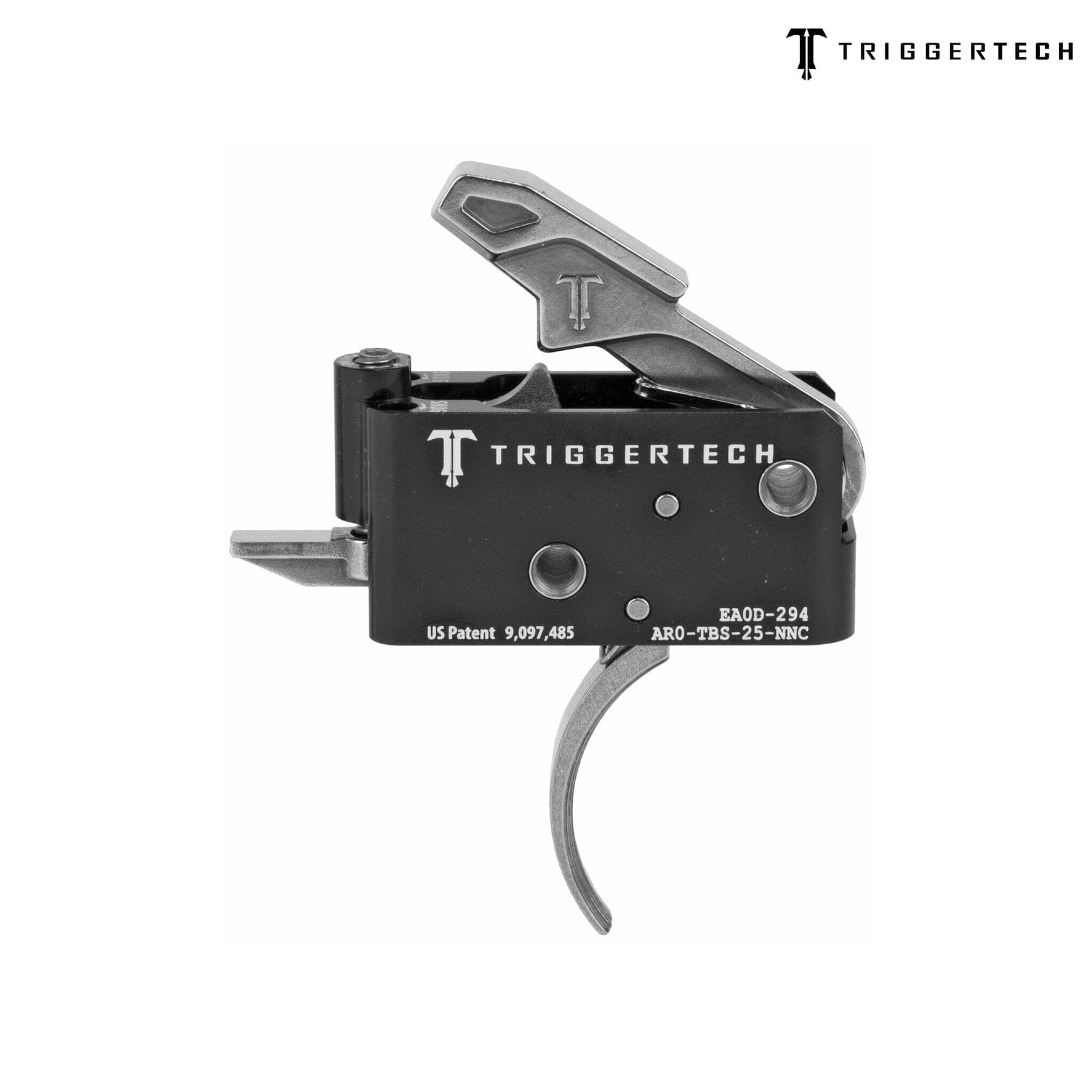 TriggerTech Adaptable Primary Two-Stage Trigger - AR-15 - 2.5-5 lb - Silver, view 2 of 2
