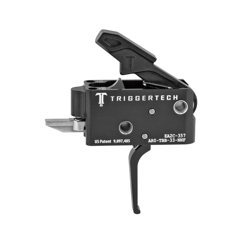 TriggerTech AR-15 Adaptable Two-Stage Curved Trigger - Stainless Curved Shoe - Adjustable 2.5–5.0 lb Trigger TriggerTech 