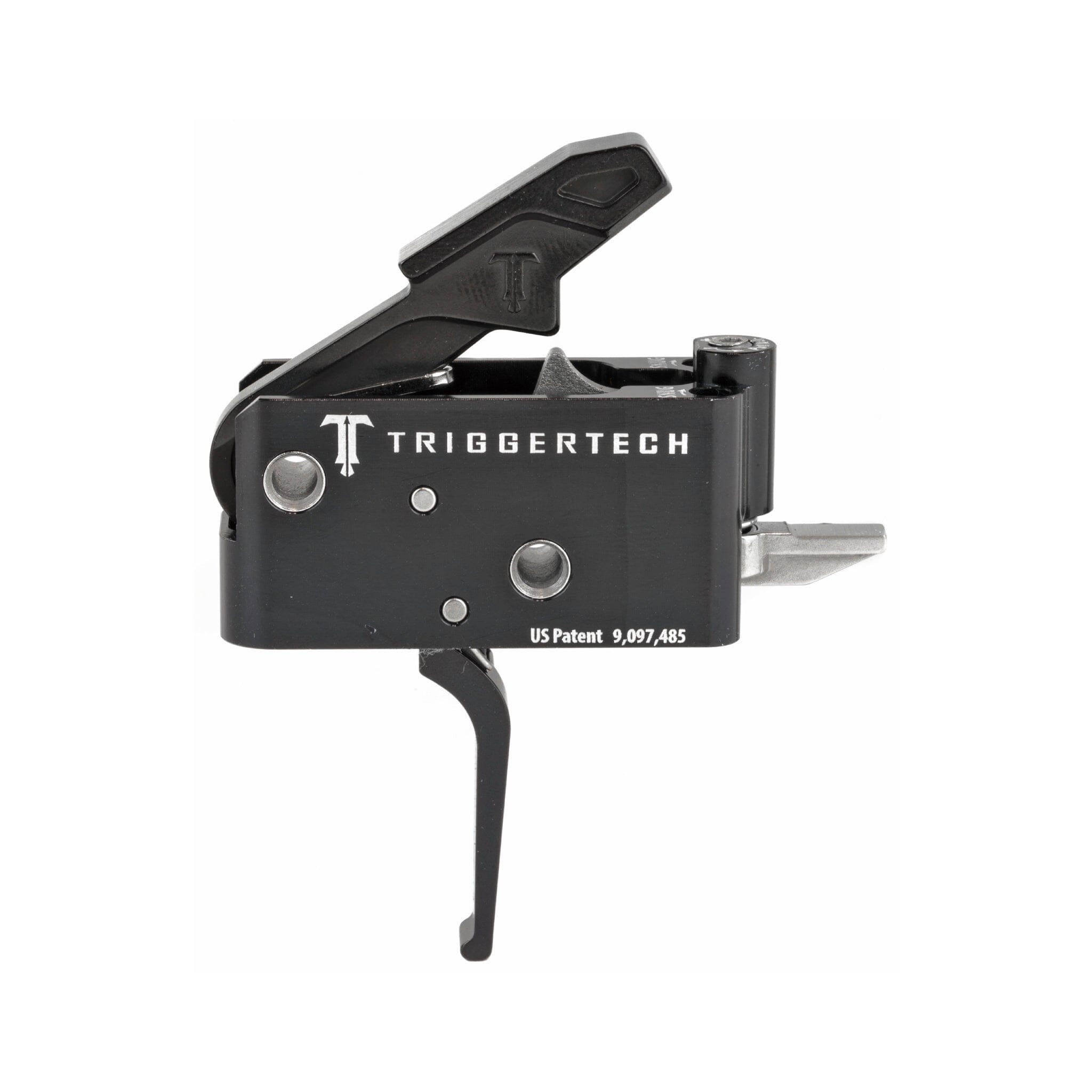 TriggerTech AR-15 Adaptable Two-Stage Flat Trigger - Adjustable 2.5-5.0 lb - PVD Black Trigger TriggerTech 