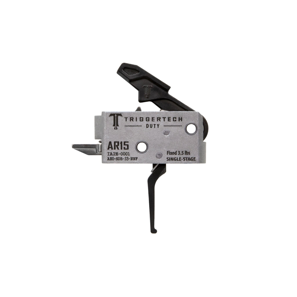 TriggerTech AR-15 Duty Single-Stage Trigger - Flat Lever - Black Trigger TriggerTech 