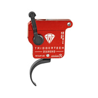 TriggerTech Diamond Pro Single-Stage Trigger - Remington 700 - Curved - Black/Red, R70-SRB-02-TNP