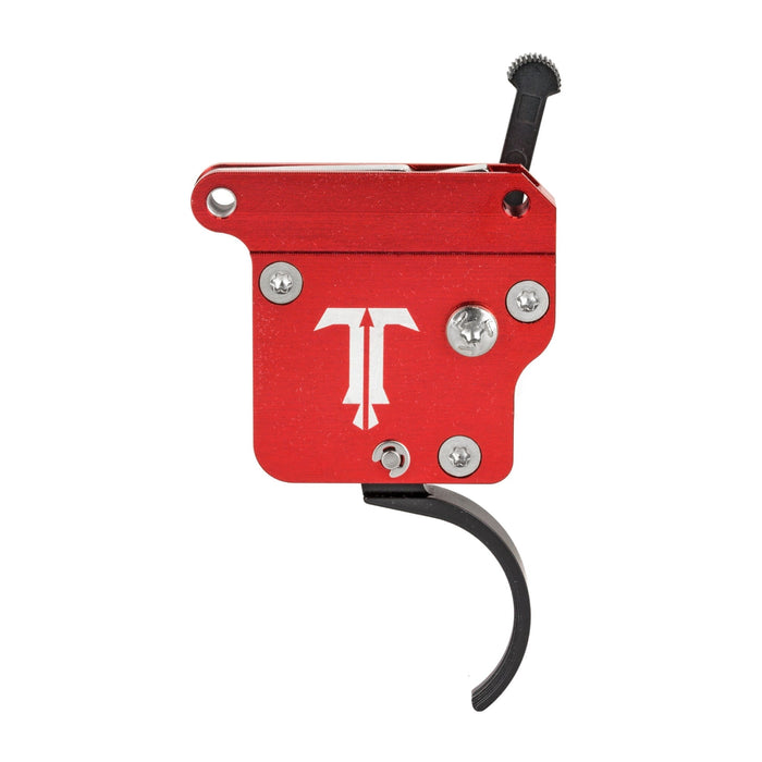 TriggerTech Diamond Single-Stage Trigger - Remington 700 - Pro Curved - Black/Red, view 2 of 2