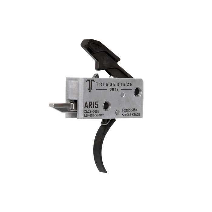 TriggerTech Duty Mil-Spec Single-Stage Trigger - AR-15 - Curved - Black, view 2 of 3