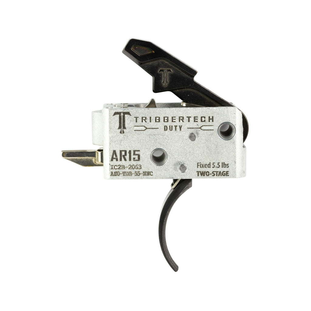 TriggerTech Duty Mil-Spec Two-Stage Trigger - AR-15 - Curved - Black Trigger TriggerTech 