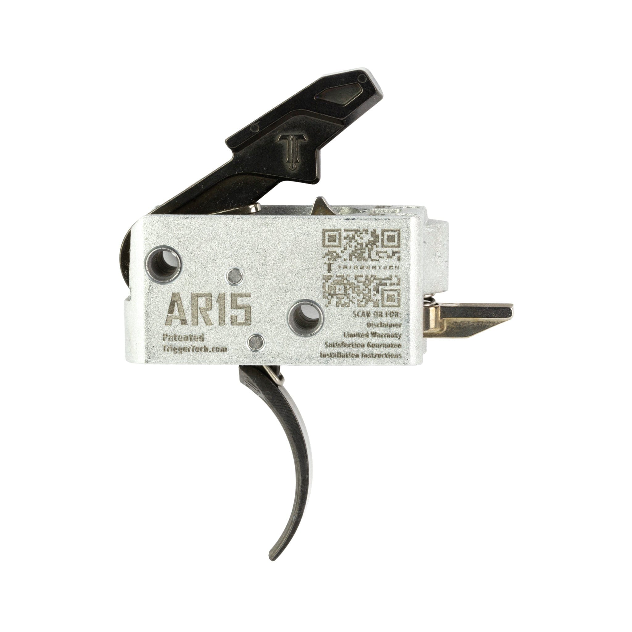TriggerTech Duty Mil-Spec Two-Stage Trigger - AR-15 - Curved - Black Trigger TriggerTech 