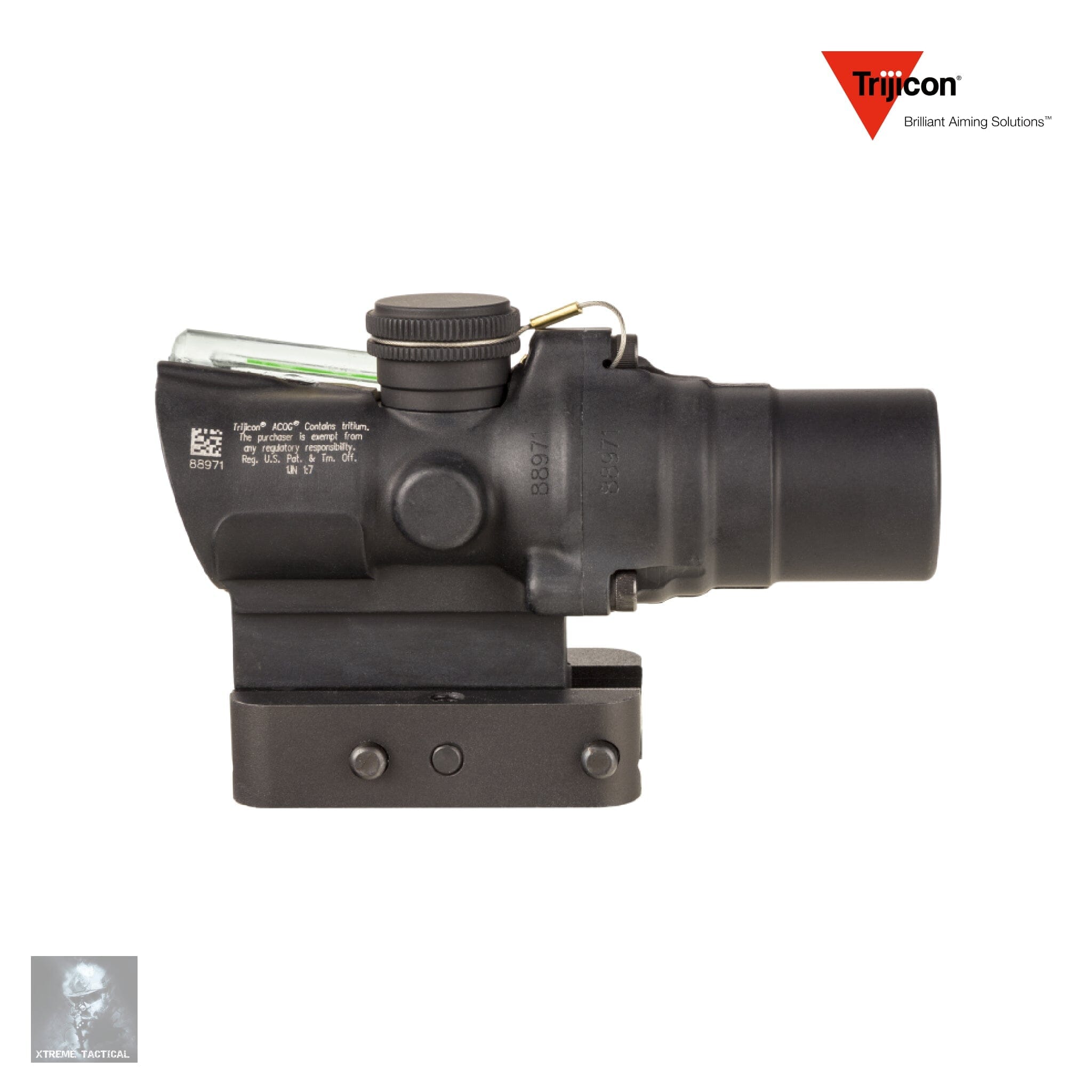 Trijicon 1.5x16S Compact ACOG Riflescope Green Ring & 2 MOA Center Dot Reticle Rifle Scope Trijicon 