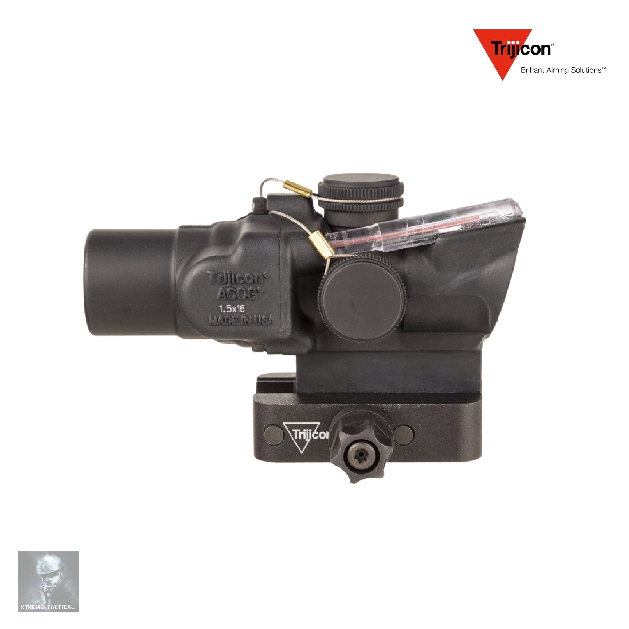 Trijicon 1.5x16S Compact ACOG Riflescope Red RTR .223 Reticle Rifle Scope Trijicon 
