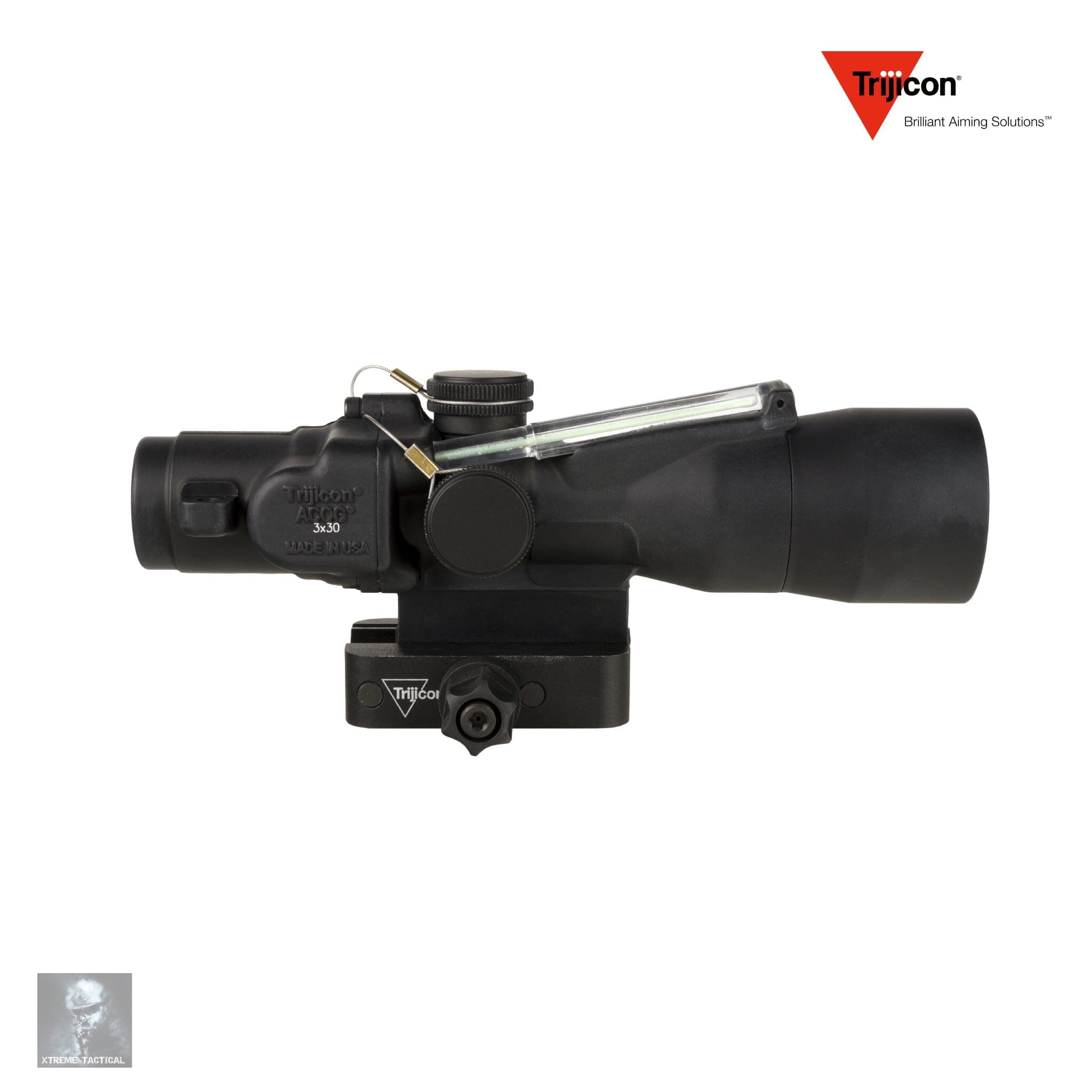 Trijicon 3×30 Compact ACOG Riflescope Green Chevron .223/62gr. Reticle Rifle Scope Trijicon 