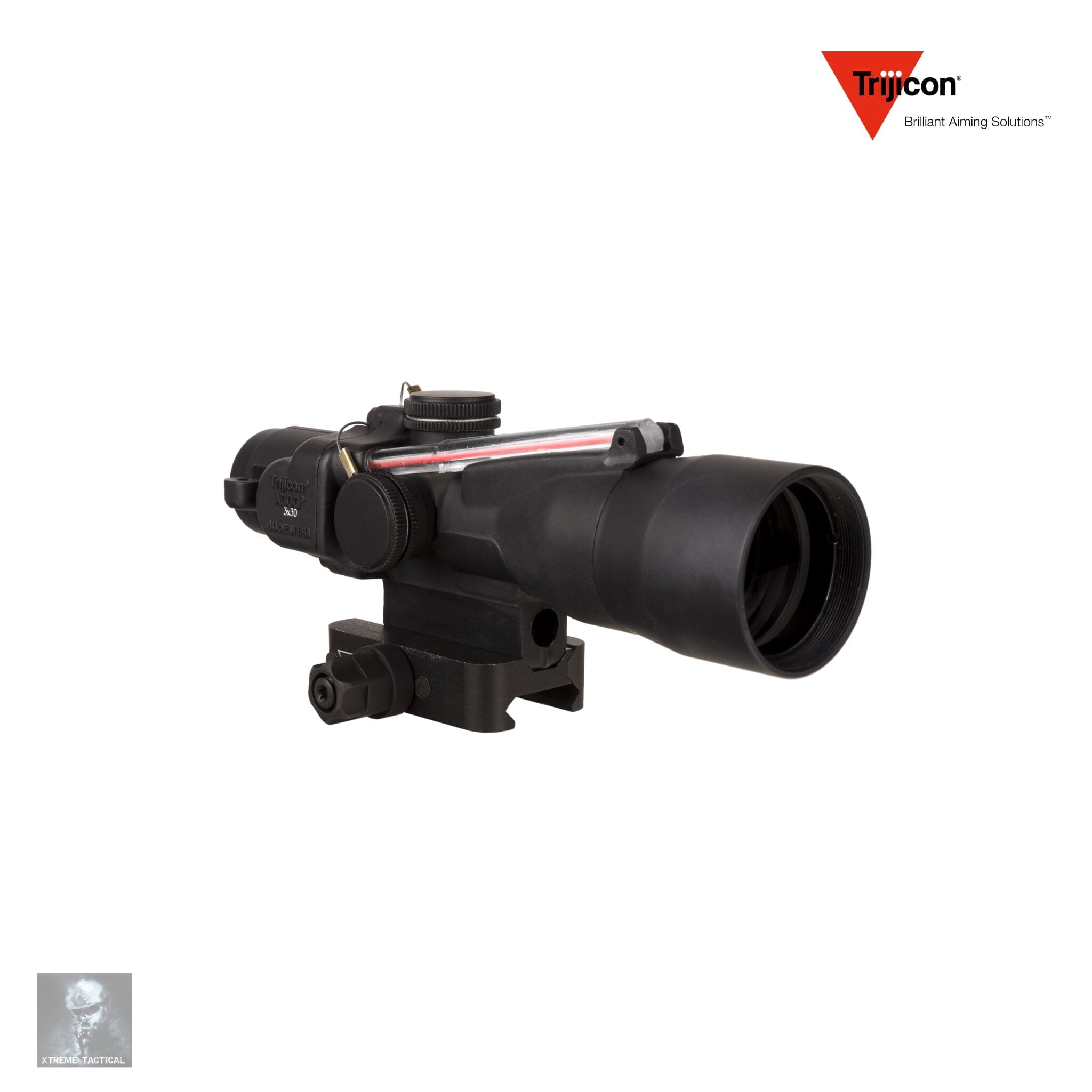 Trijicon 3x30 Compact ACOG Riflescope Red Horseshoe & Dot 5.56x45mm/62gr. Reticle Rifle Scope Trijicon 