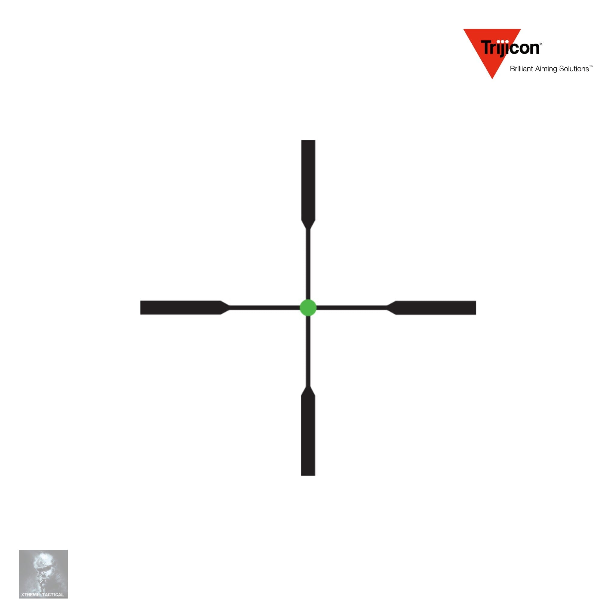 Trijicon AccuPoint 1-4x24 Riflescope Duplex Crosshair with Green Dot Reticle Rifle Scope Trijicon 
