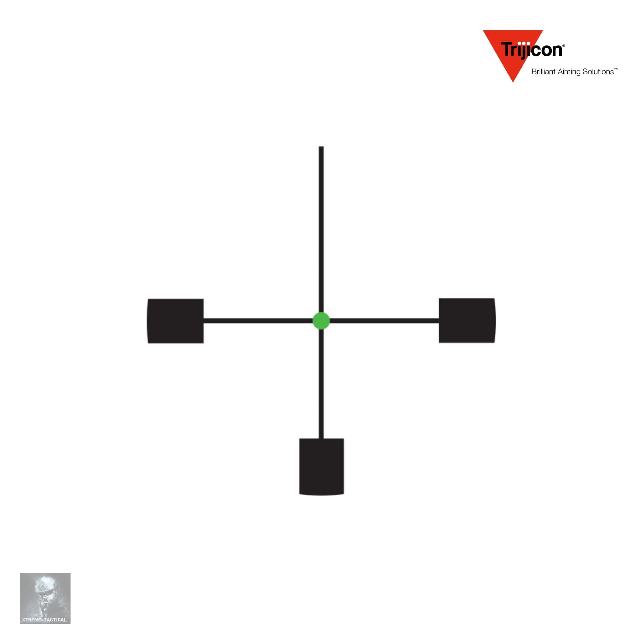 Trijicon AccuPoint 1-4×24 Riflescope German #4 Crosshair with Green Dot Reticle Rifle Scope Trijicon 