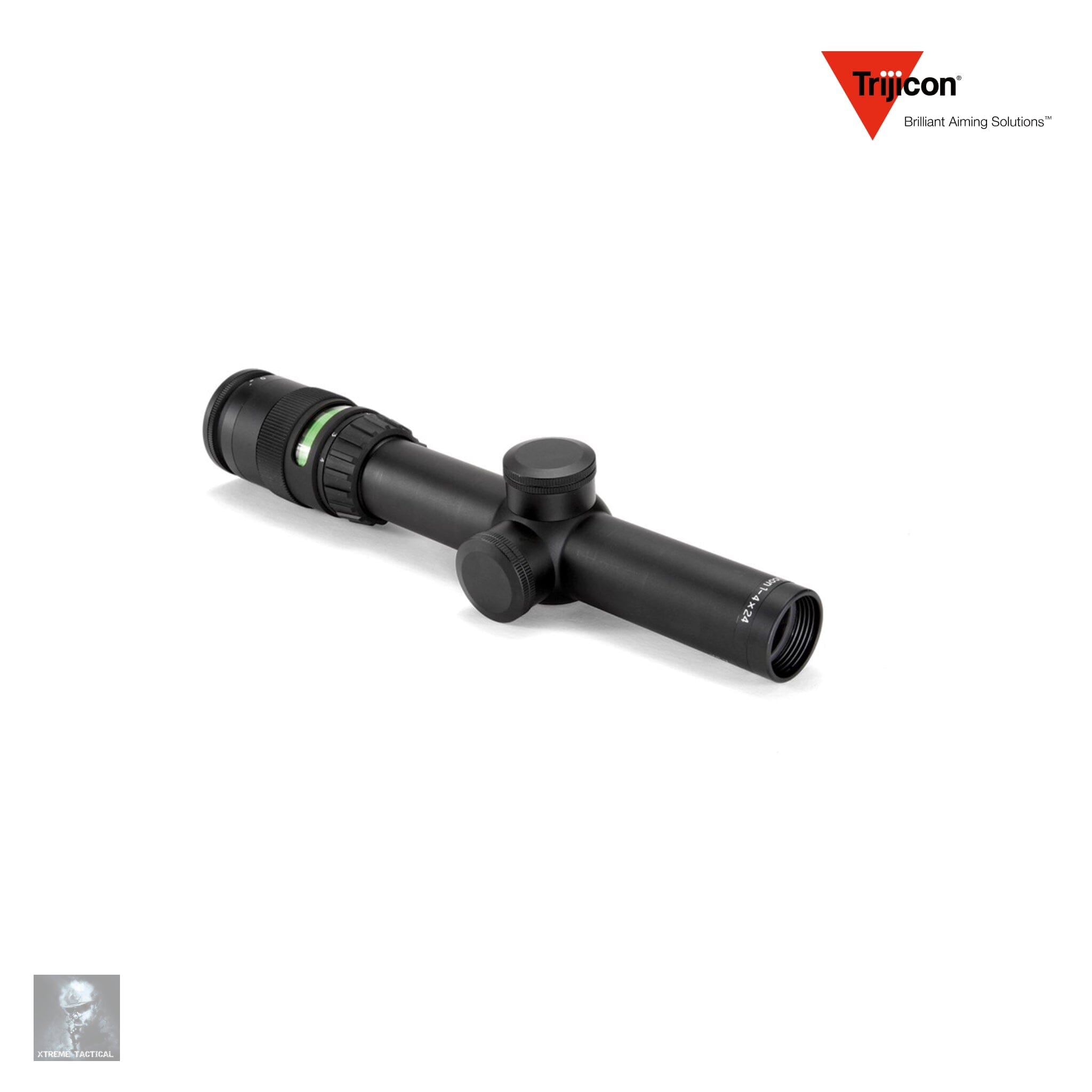Trijicon AccuPoint 1-4×24 Riflescope German #4 Crosshair with Green Dot Reticle Rifle Scope Trijicon 