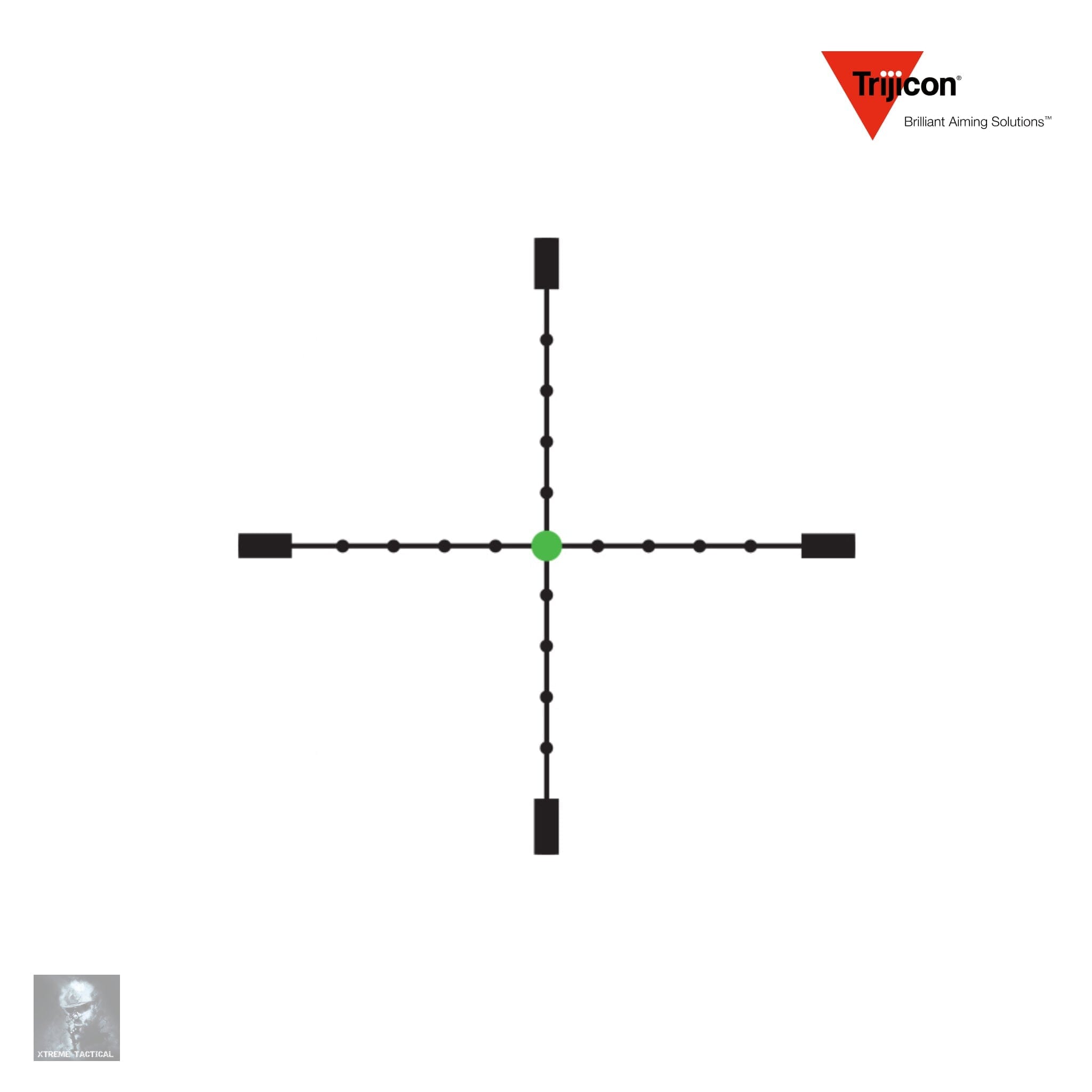 Trijicon AccuPoint 1-6x24 Riflescope MIL-Dot Crosshair with Green Dot Reticle Rifle Scope Trijicon 