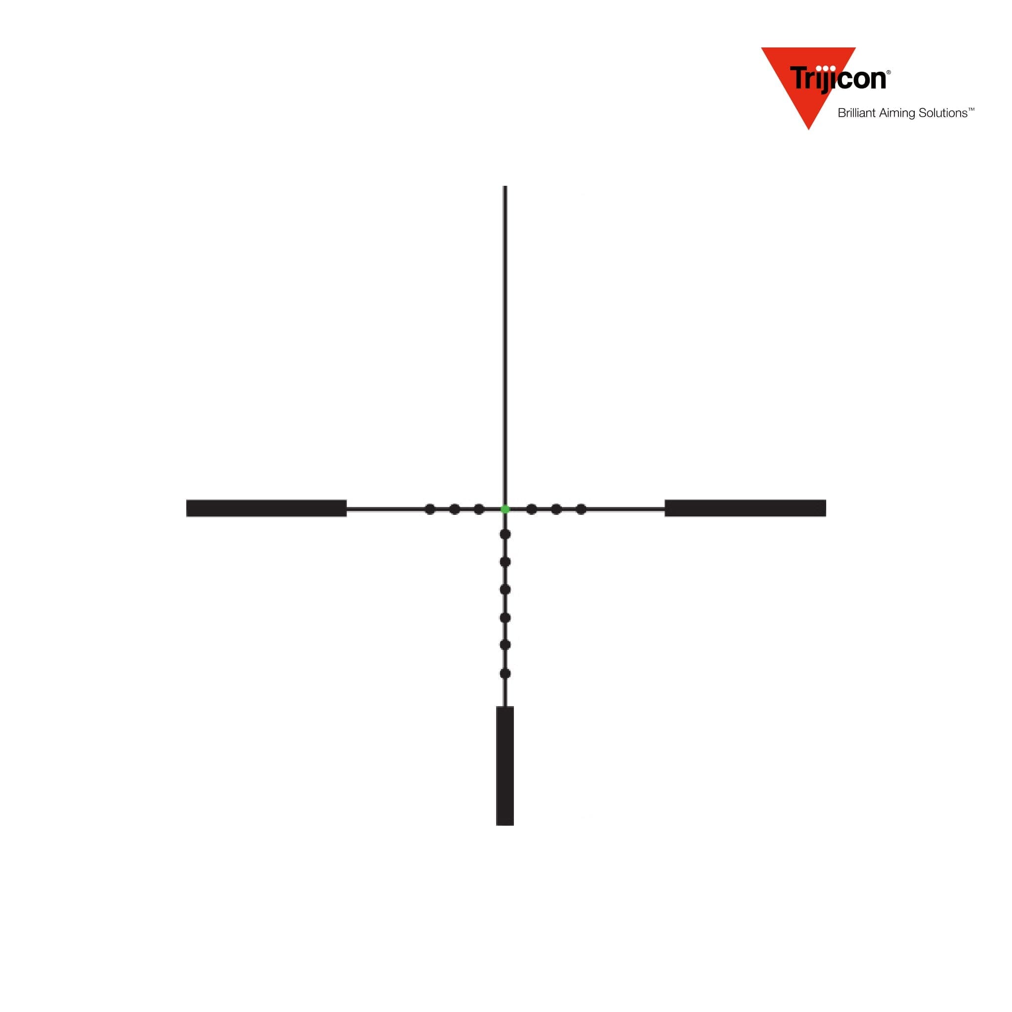 Trijicon AccuPoint 2.5-12.5x42 Riflescope MOA-Dot Crosshair with Green Dot Reticle Rifle Scope Trijicon 