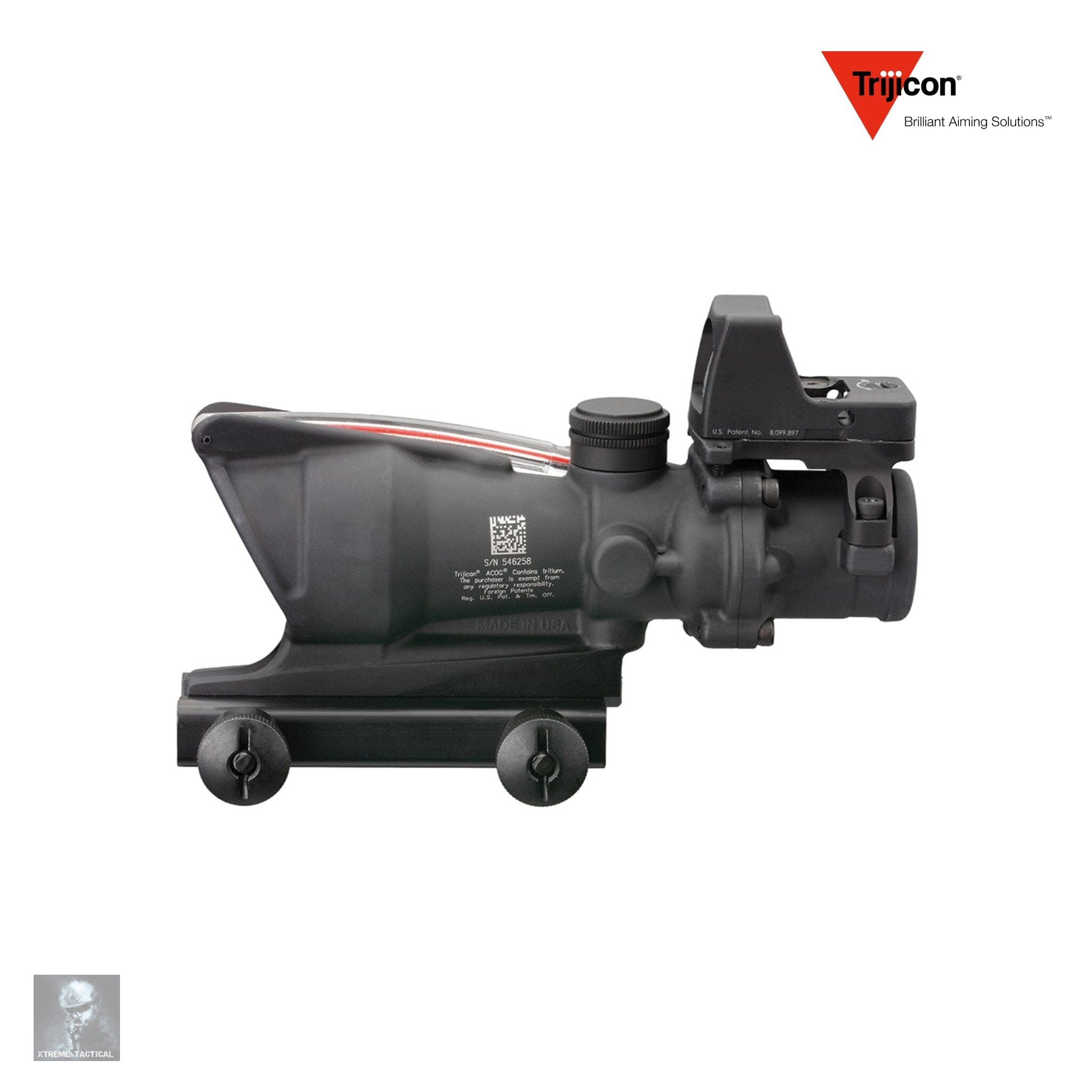 Trijicon ACOG 4×32 BAC Riflescope .223/5.56 BDC Red Chevron Reticle with RMR Rifle Scope Trijicon 