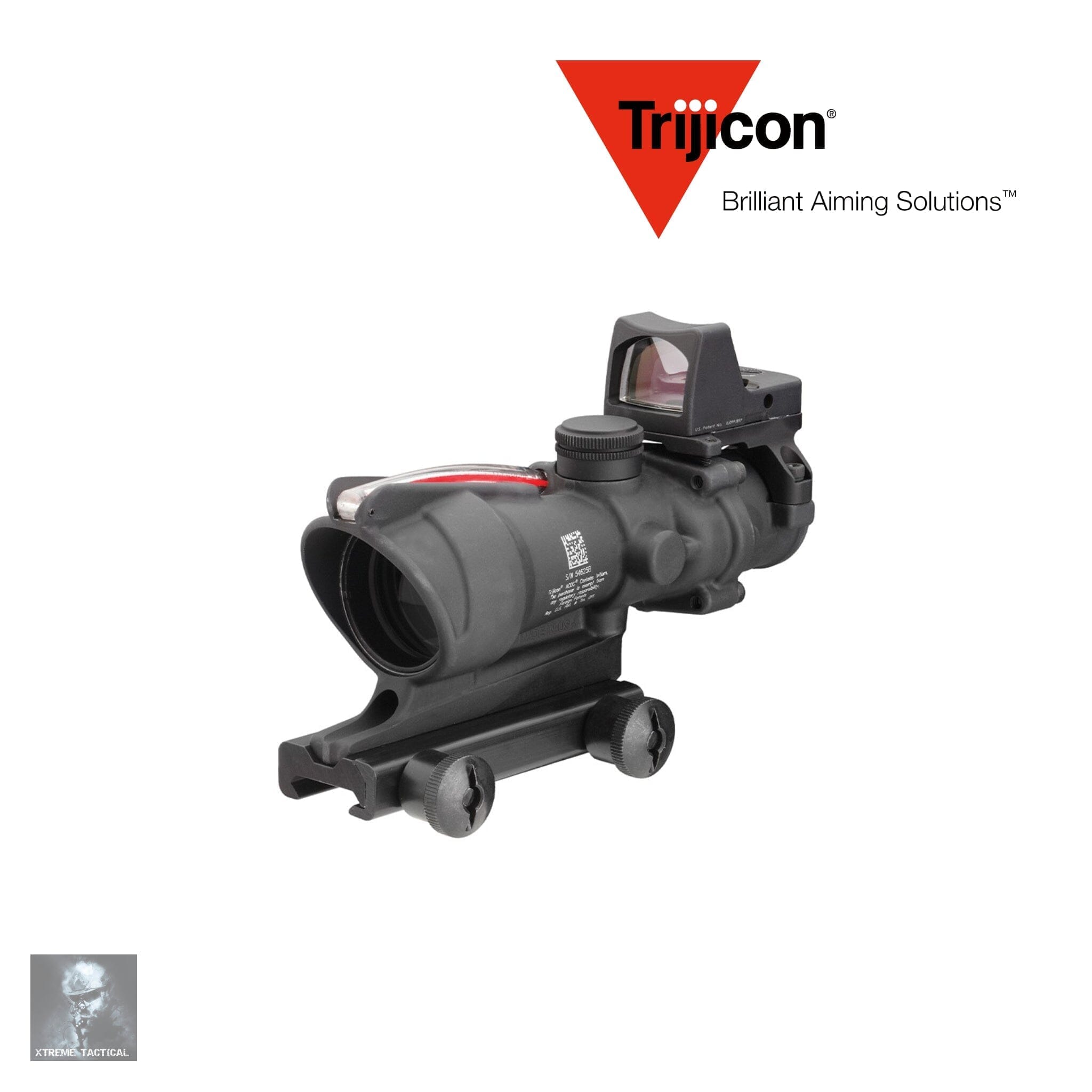Trijicon ACOG 4×32 BAC Riflescope .223/5.56 BDC Red Chevron Reticle with RMR Rifle Scope Trijicon 