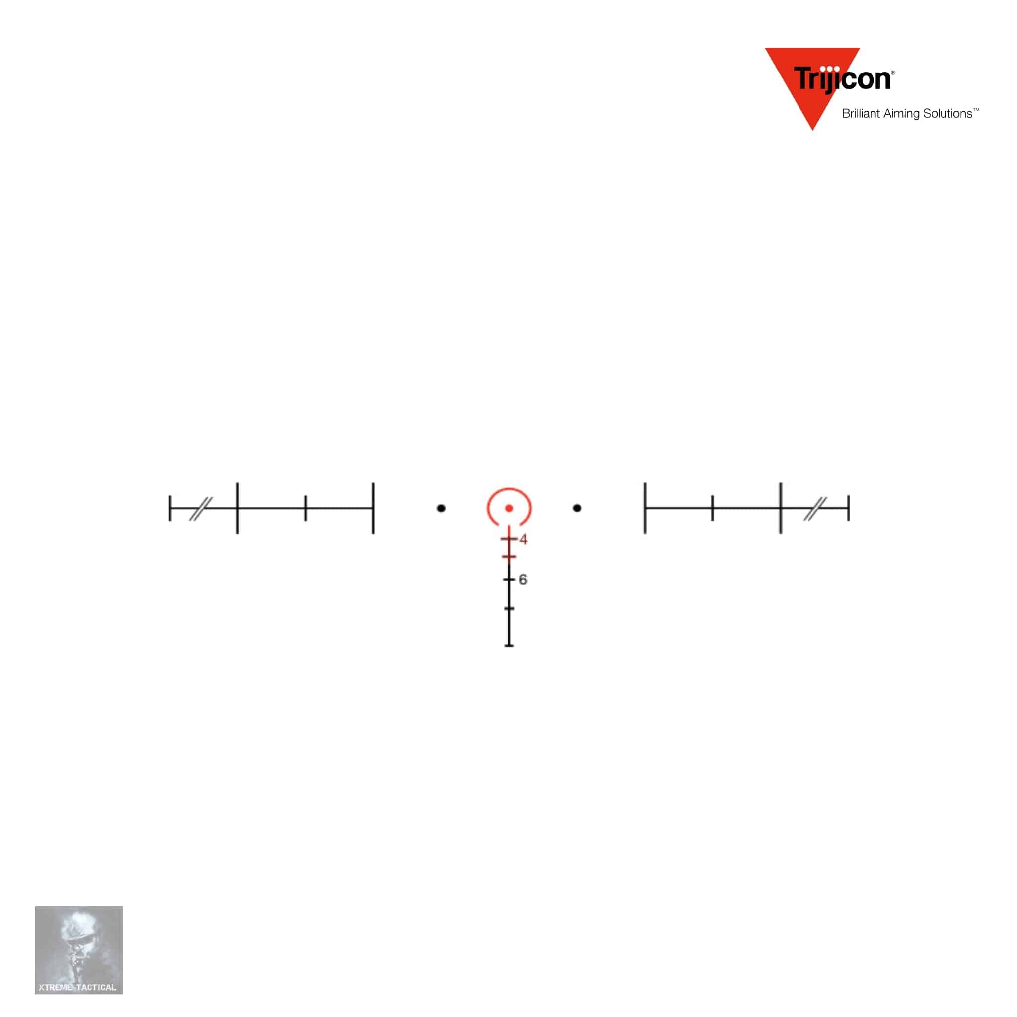 Trijicon ACOG 4x32 LED Riflescope .223/5.56 BDC Red Horseshoe/Dot Reticle Rifle Scope Trijicon 
