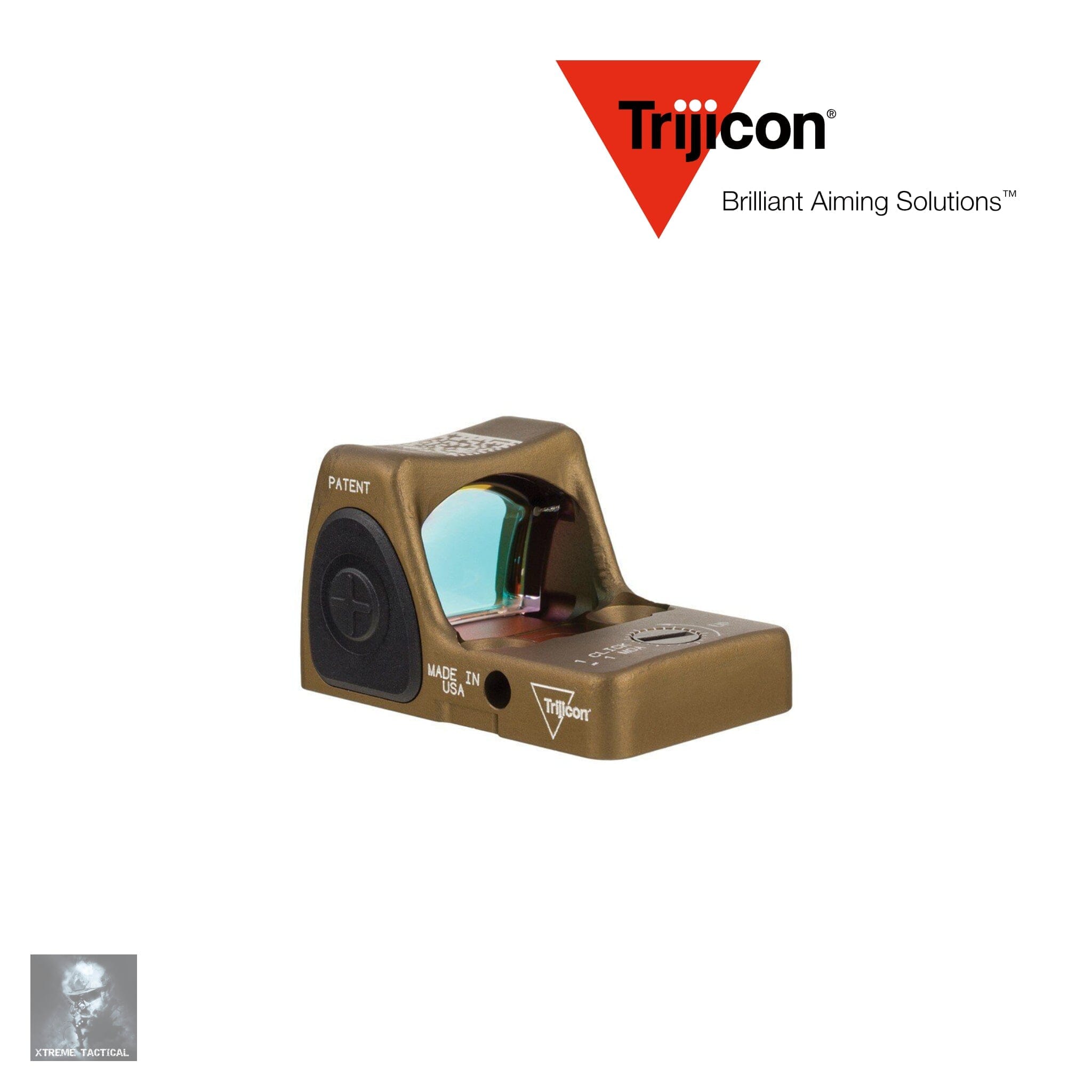 Trijicon RMR Type 2 Adjustable LED Red Dot Sight - 3.25 MOA Dot - HRS Red Dot Sight Trijicon 
