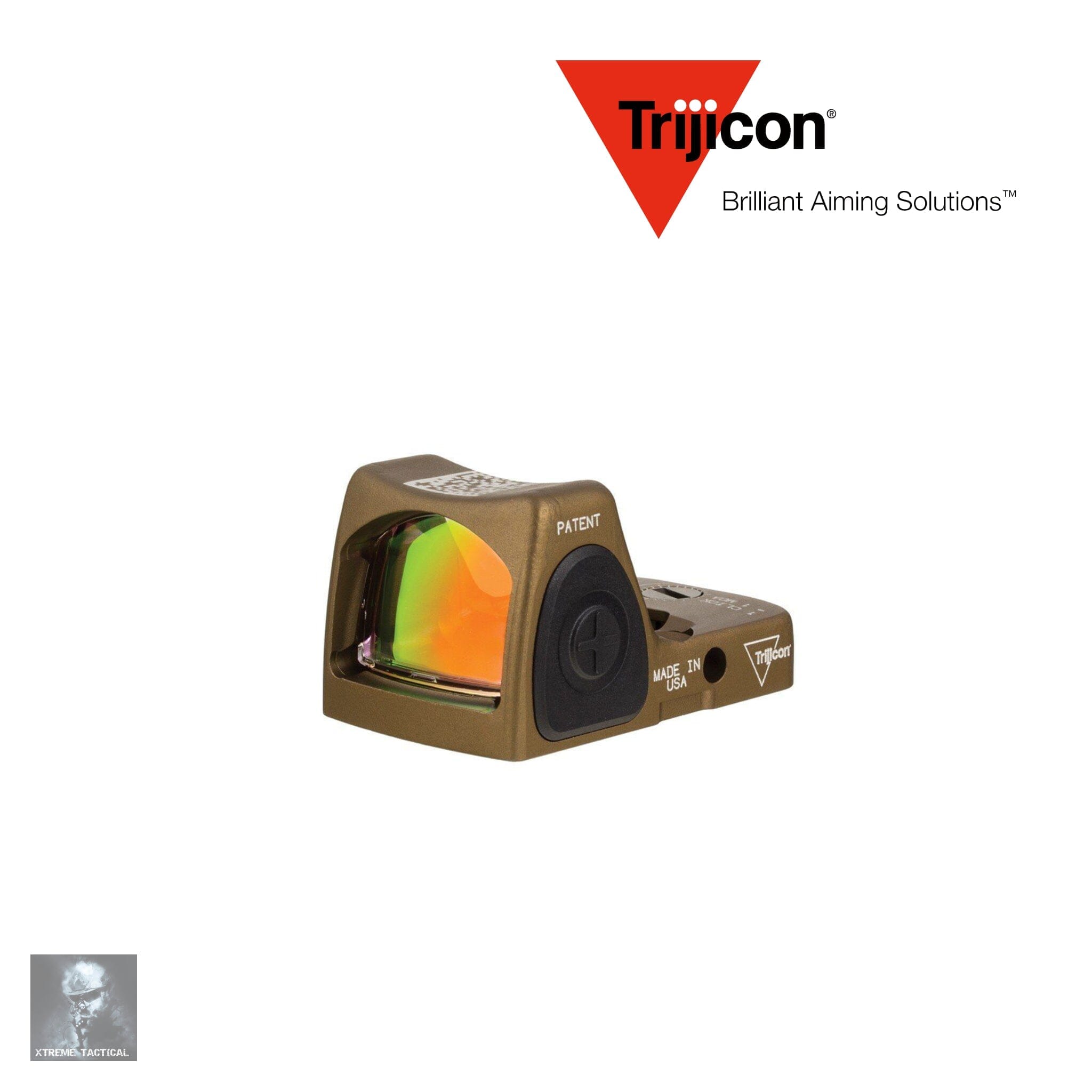 Trijicon RMR Type 2 Adjustable LED Red Dot Sight - 3.25 MOA Dot - HRS Red Dot Sight Trijicon 