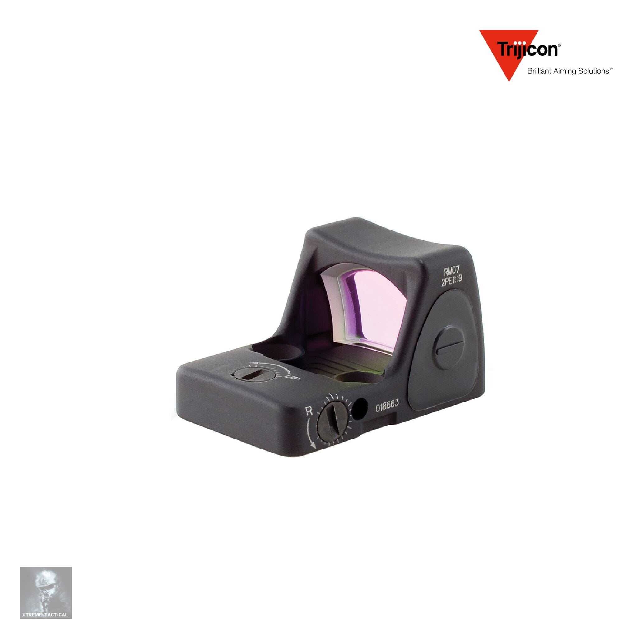 Trijicon RMR Type 2 Adjustable LED Red Dot Sight - 6.5 MOA Dot - Black Red Dot Sight Trijicon 