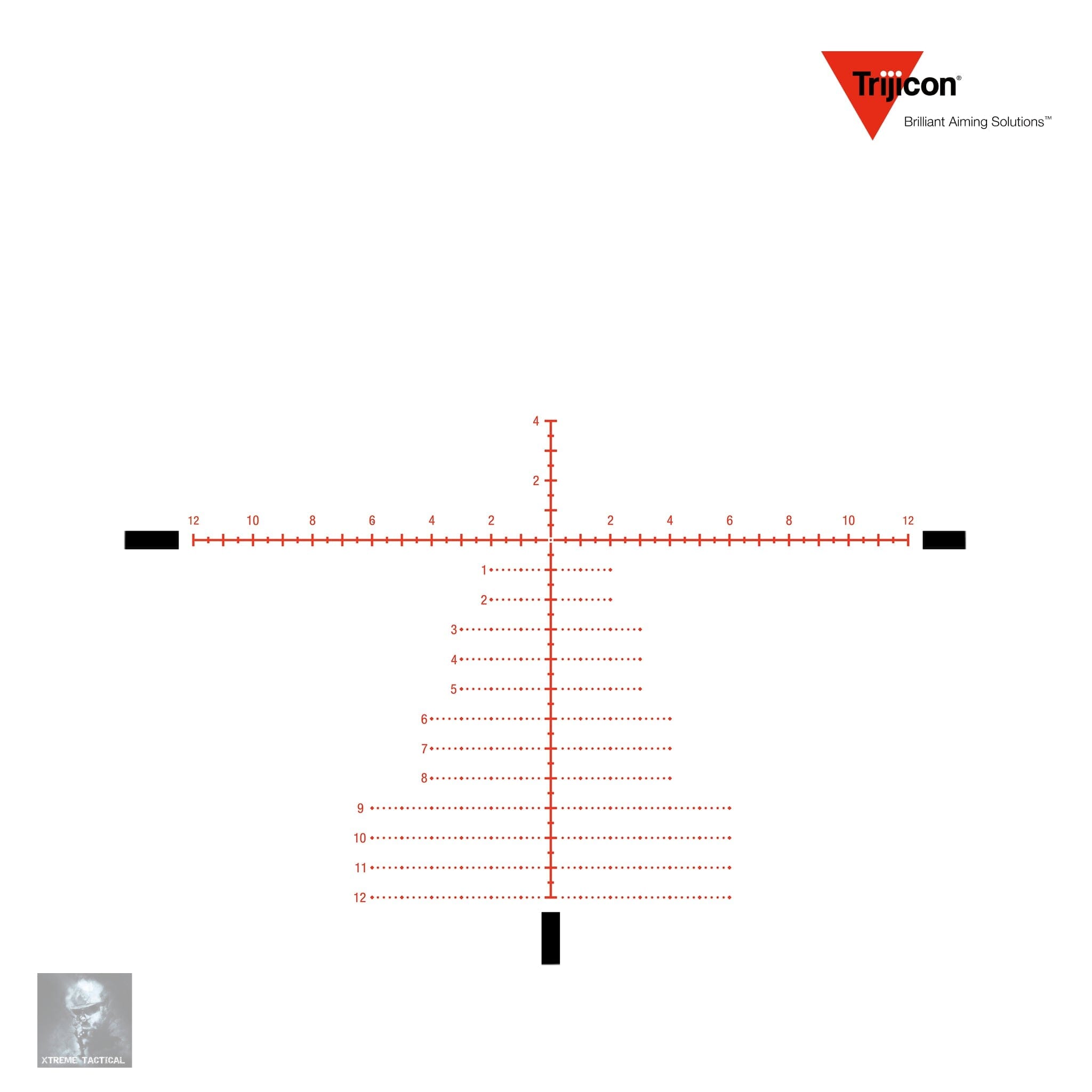 Trijicon Tenmile 3-18x44 Riflescope MRAD Precision Tree Reticle Rifle Scope Trijicon 