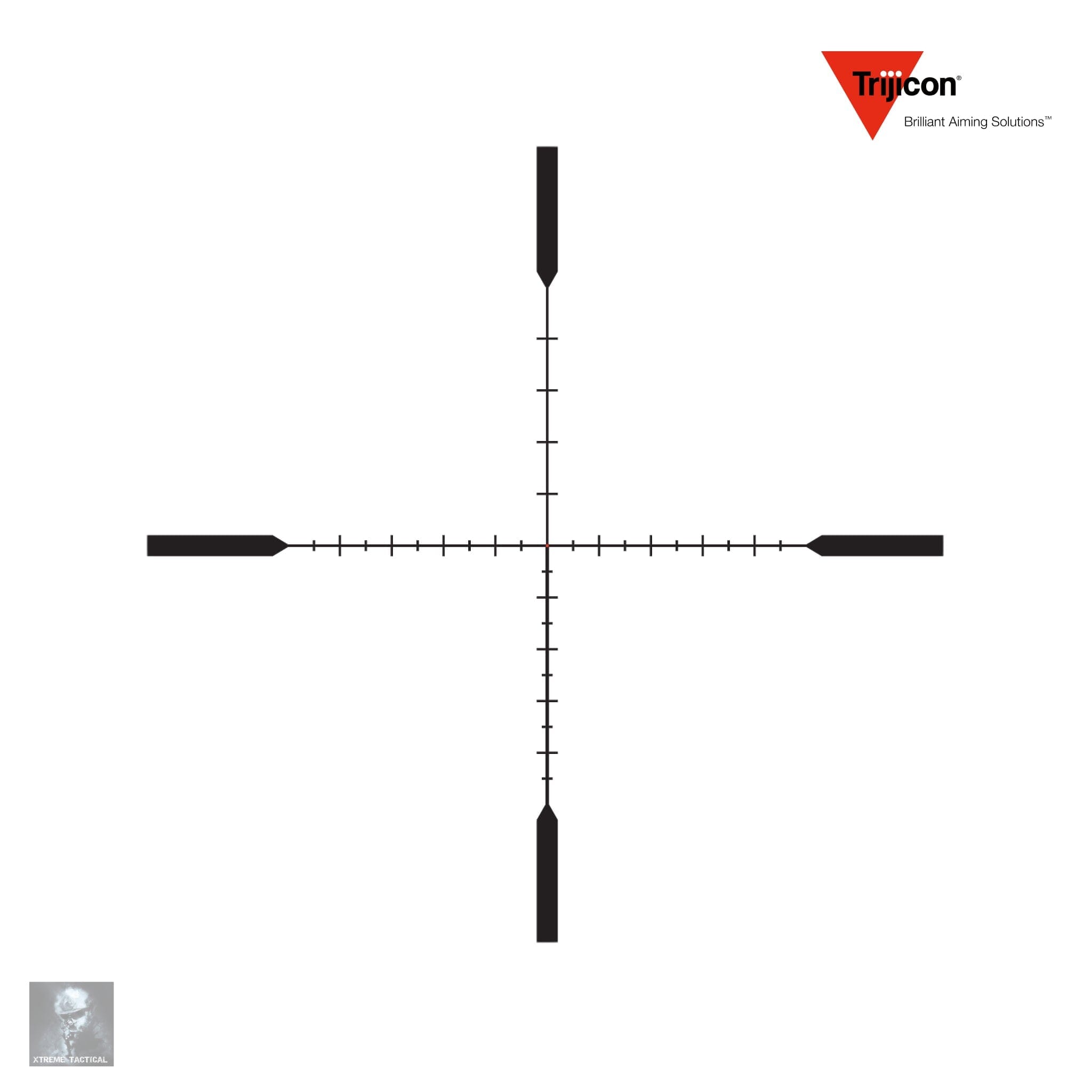 Trijicon Tenmile 4-24x50 Riflescope Red MRAD Ranging Reticle Rifle Scope Trijicon 