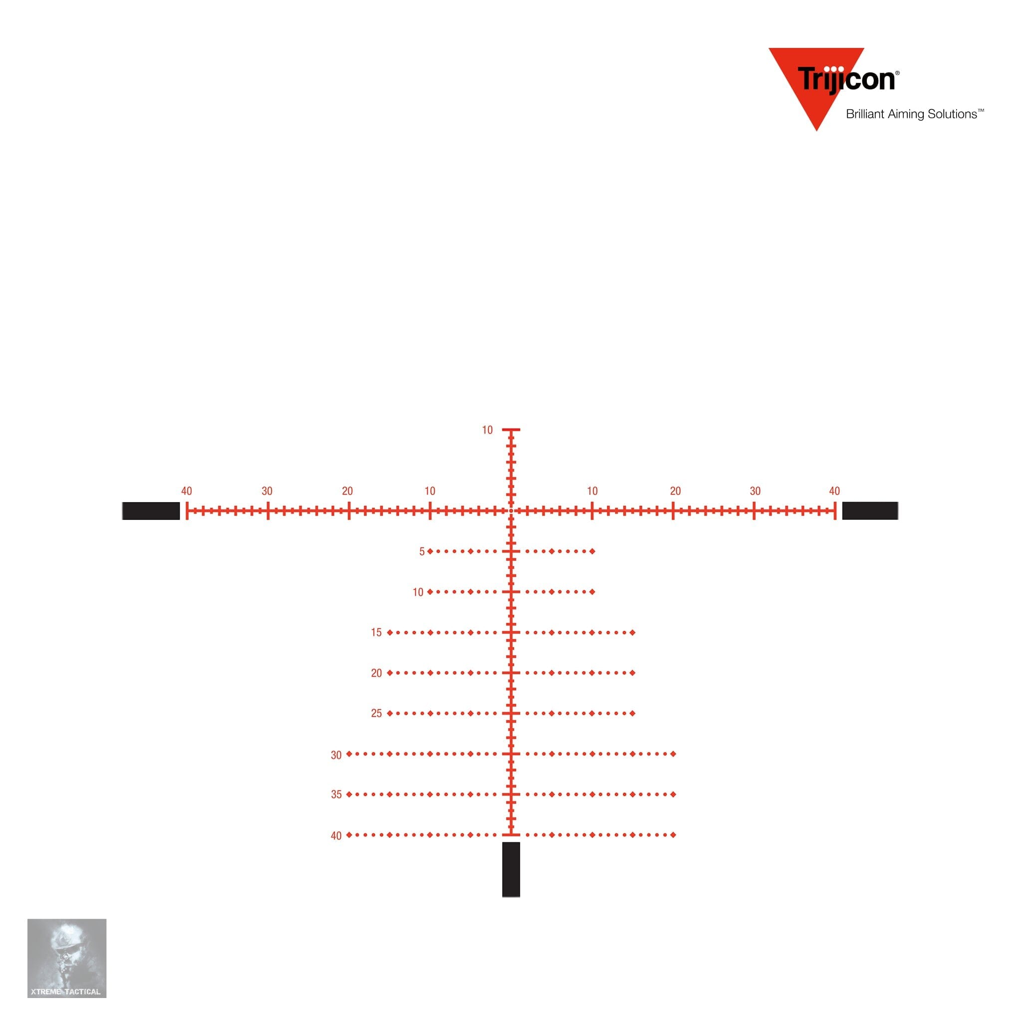 Trijicon Tenmile 4.5-30x56 Riflescope FFP MOA Precision Tree Reticle Rifle Scope Trijicon 