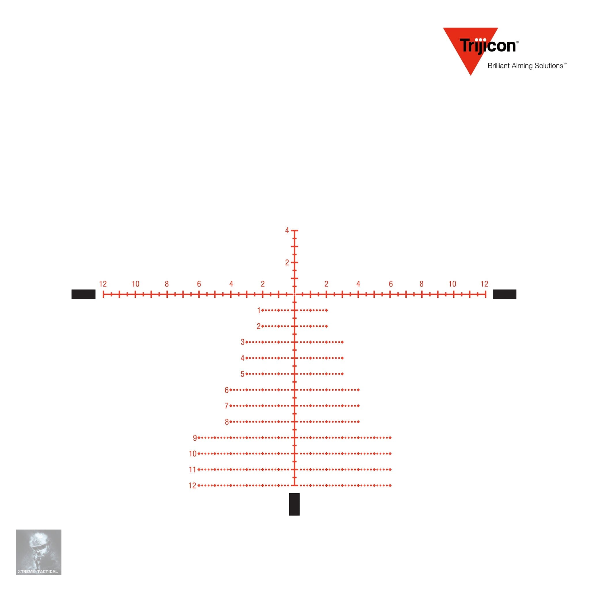 Trijicon Tenmile 4.5-30x56 Riflescope FFP MRAD Precision Tree Reticle Rifle Scope Trijicon 