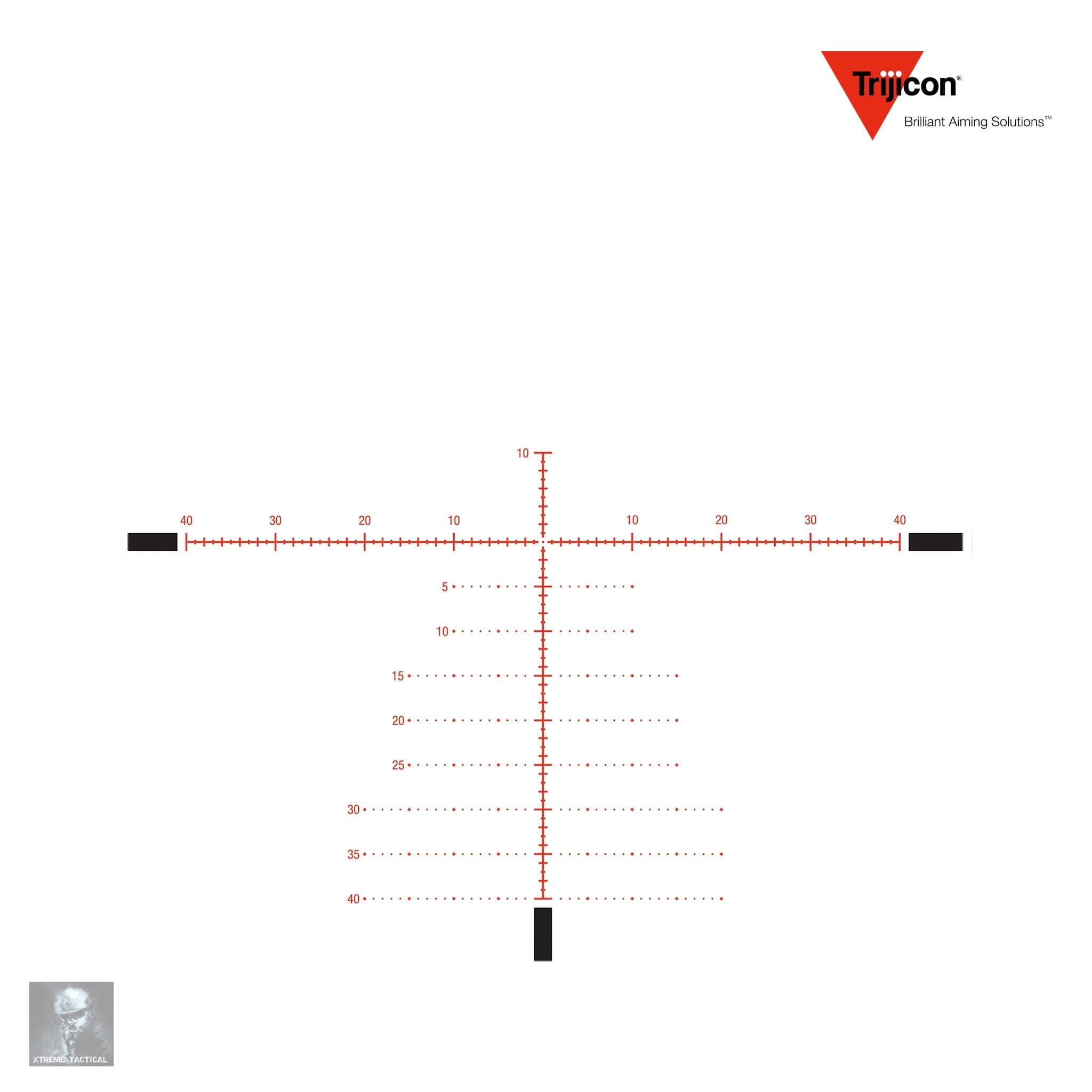 Trijicon Tenmile HX 3-18x44 Riflescope FFP MOA Precision Tree Reticle Rifle Scope Trijicon 