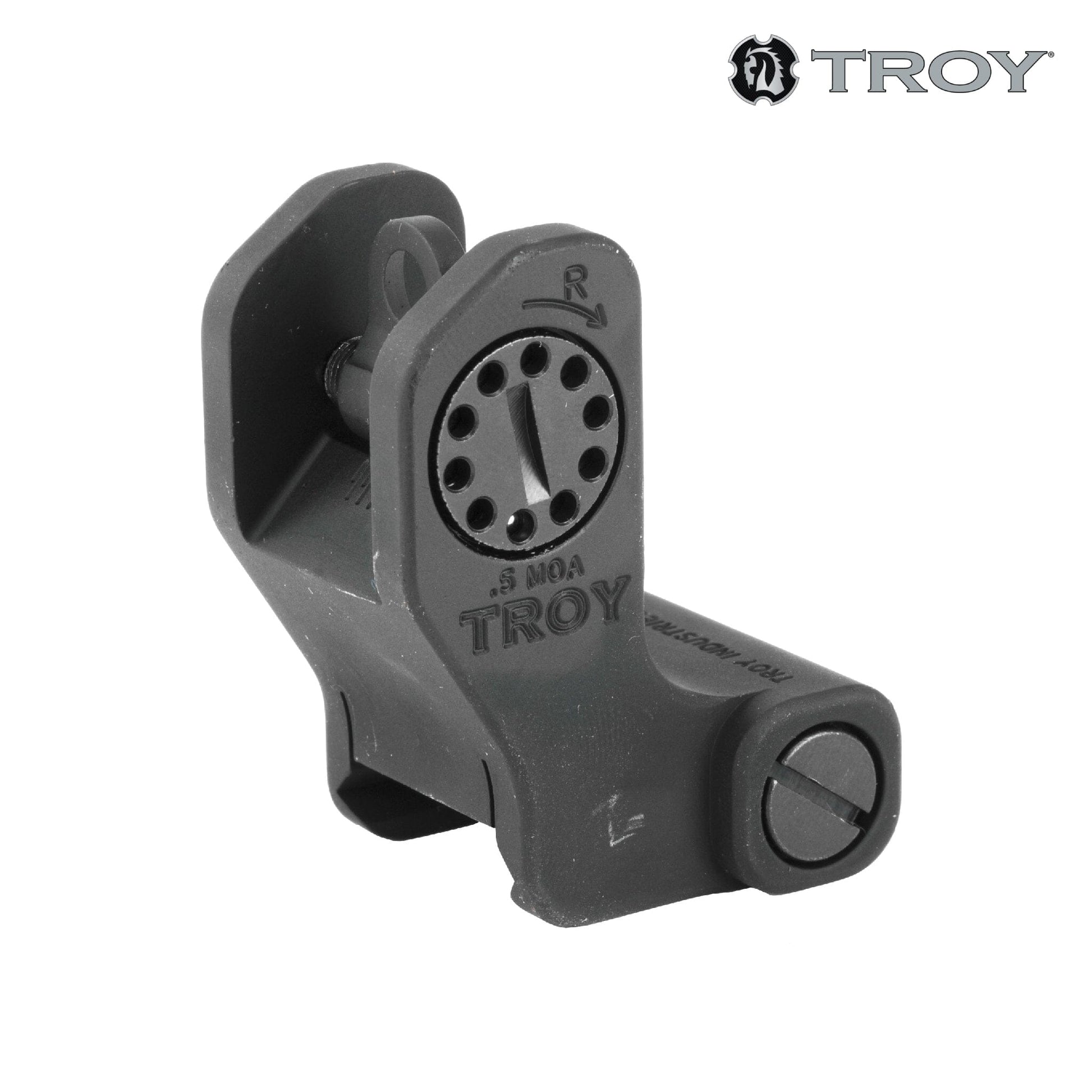 Troy BattleSight Fixed Rear Sight - SSIG-FRS-R0BT-00 Iron Sights Troy Industries 