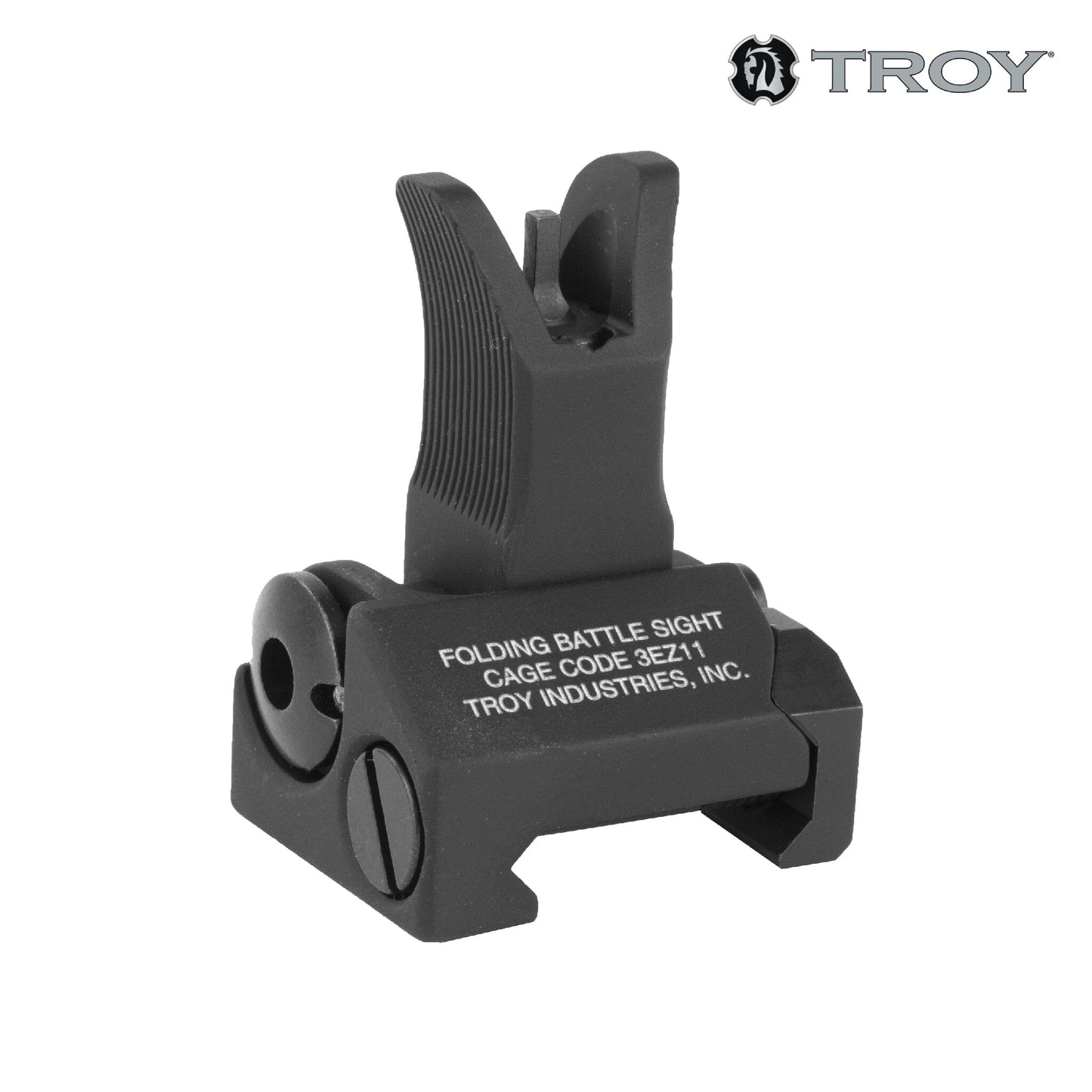 Troy BattleSight Front Folding M4-Style Black - SSIG-FBS-FMBT-00 Iron Sights Troy Industries 