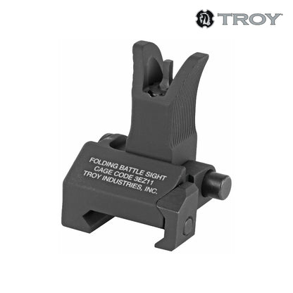 Troy BattleSight Front Folding M4-Style Black - SSIG-FBS-FMBT-00 Iron Sights Troy Industries 