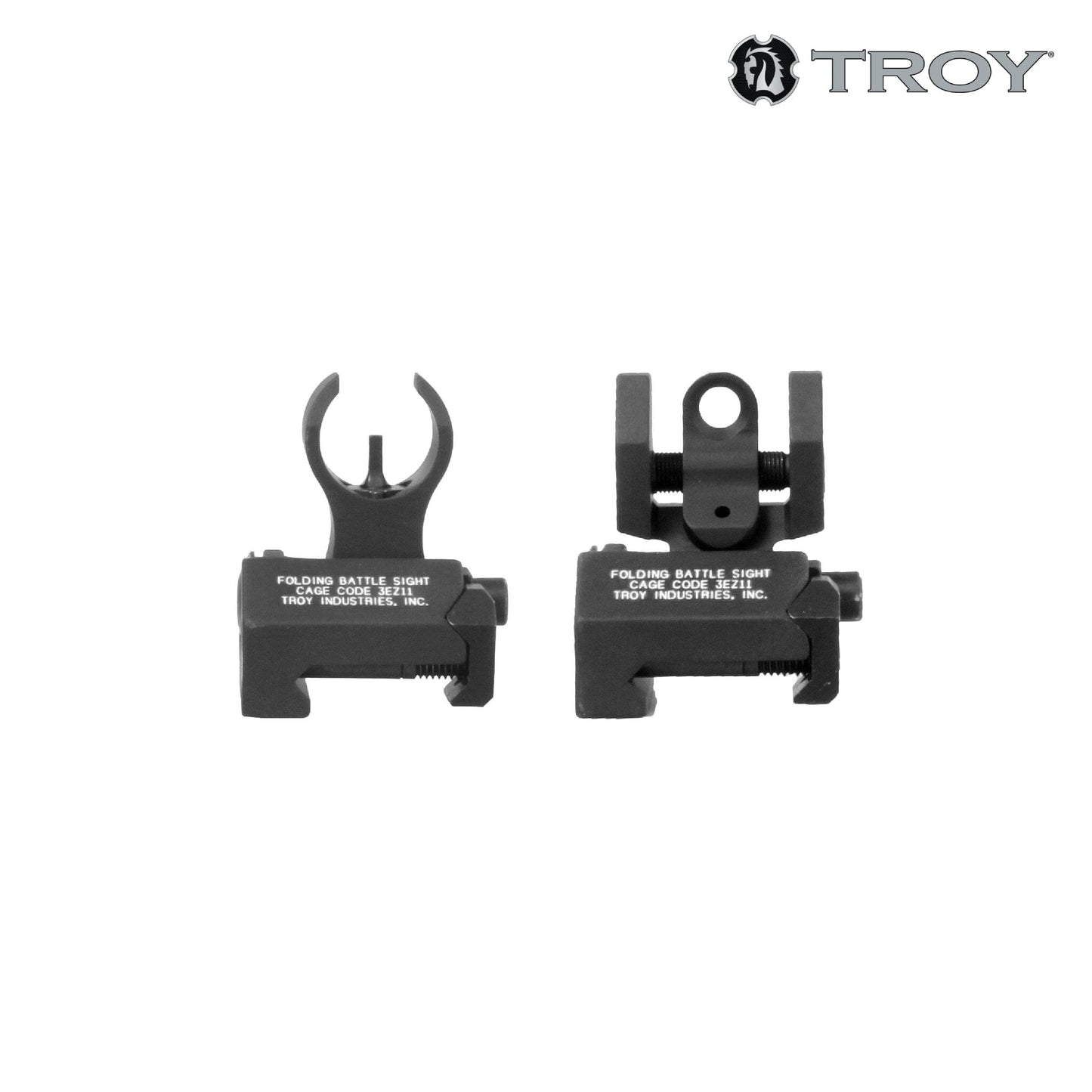 Troy BattleSight Micro Folding Set HK-Style Black - SSIG-IAR-SMBT-00 Iron Sights Troy Industries 