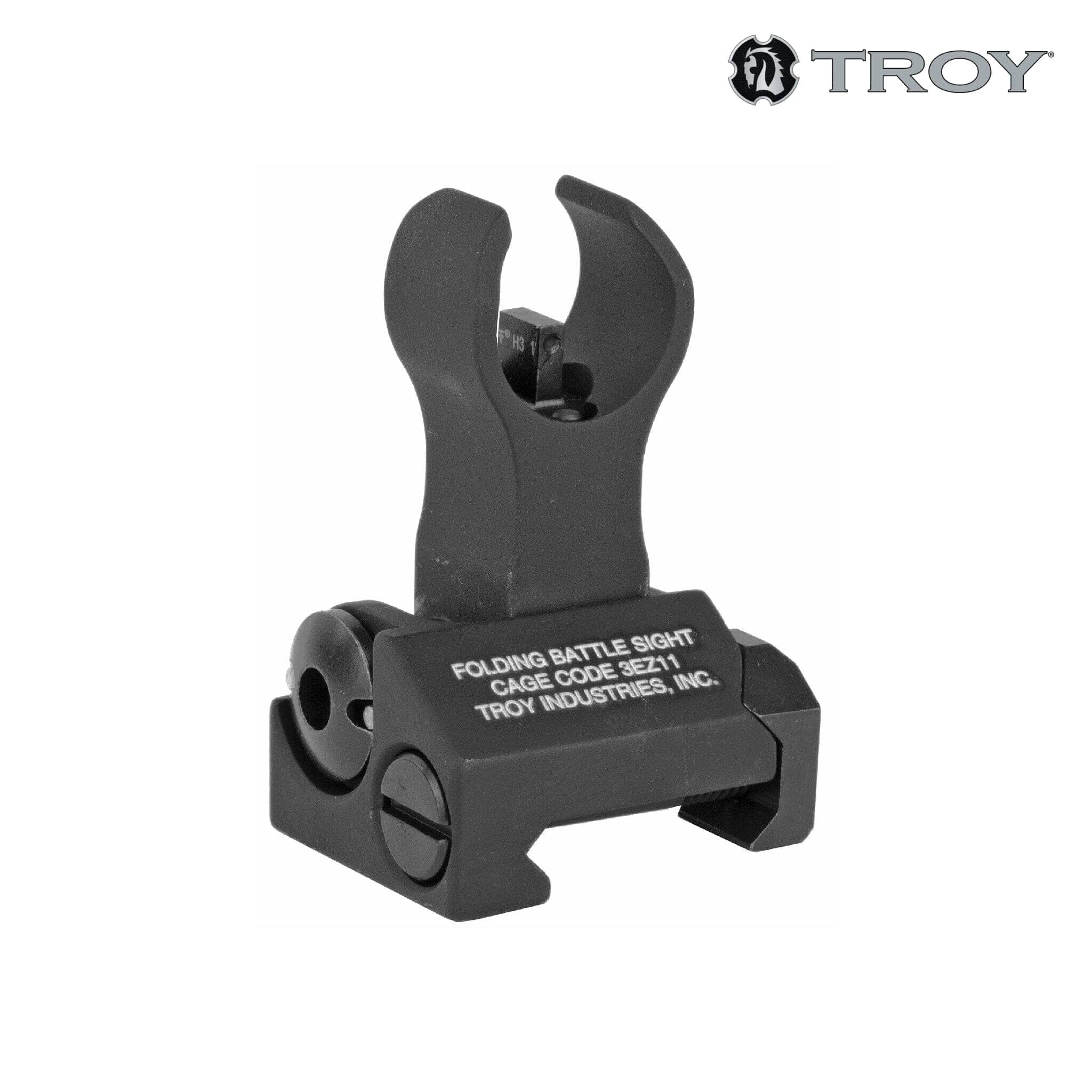 Troy Industries BattleSight Front Folding HK-Style Sight - Tritium - Black Iron Sights Troy Industries 