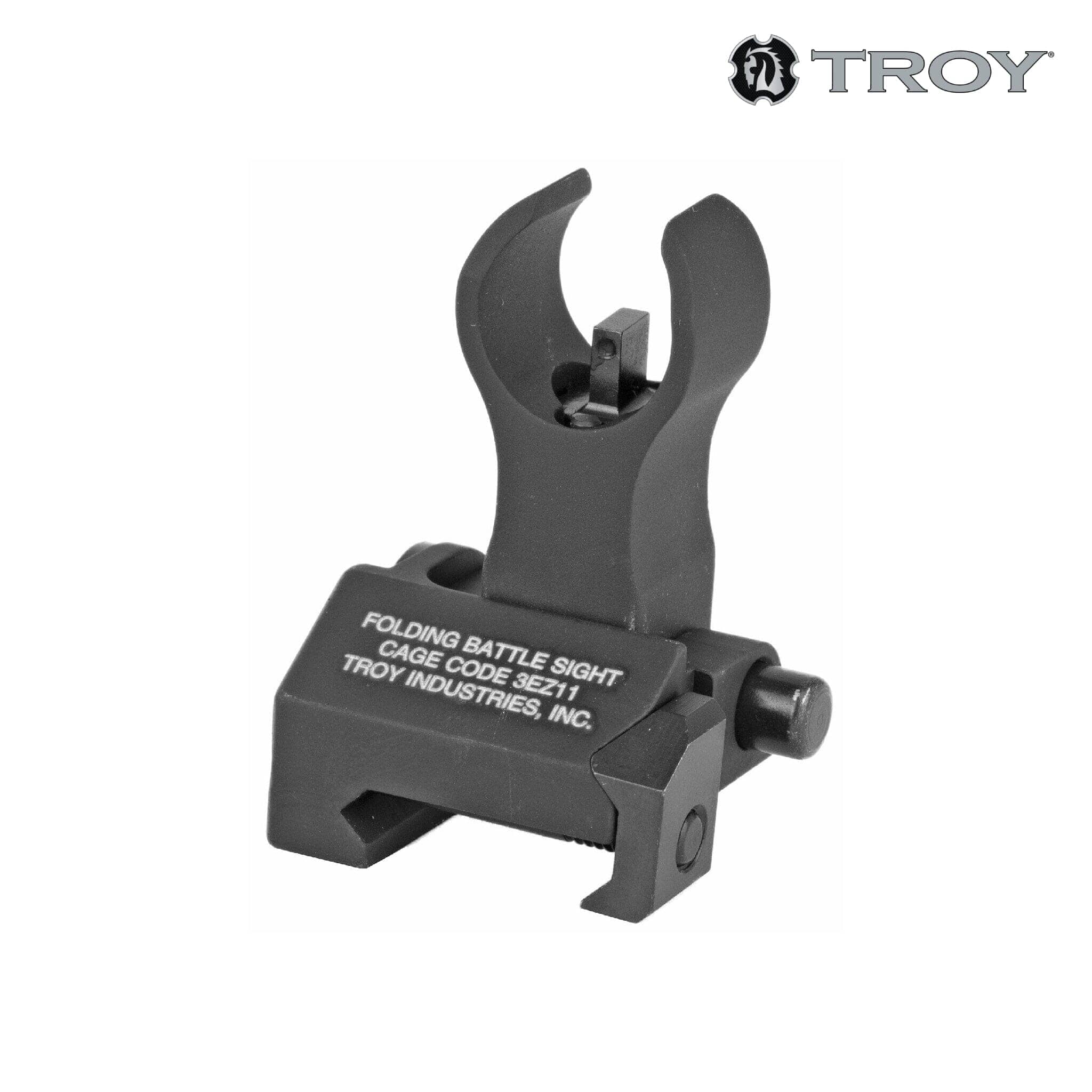 Troy Industries BattleSight Front Folding HK-Style Sight - Tritium - Black Iron Sights Troy Industries 