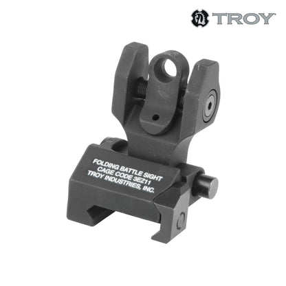 Troy Industries BattleSight Rear Folding with Tritium Black - SSIG-FBS-RTBT-00 Iron Sights Troy Industries 