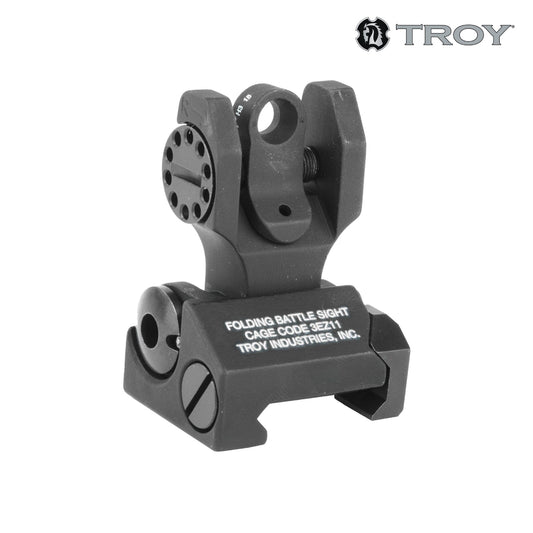 Troy Industries BattleSight Rear Folding with Tritium Black - SSIG-FBS-RTBT-00 Iron Sights Troy Industries 